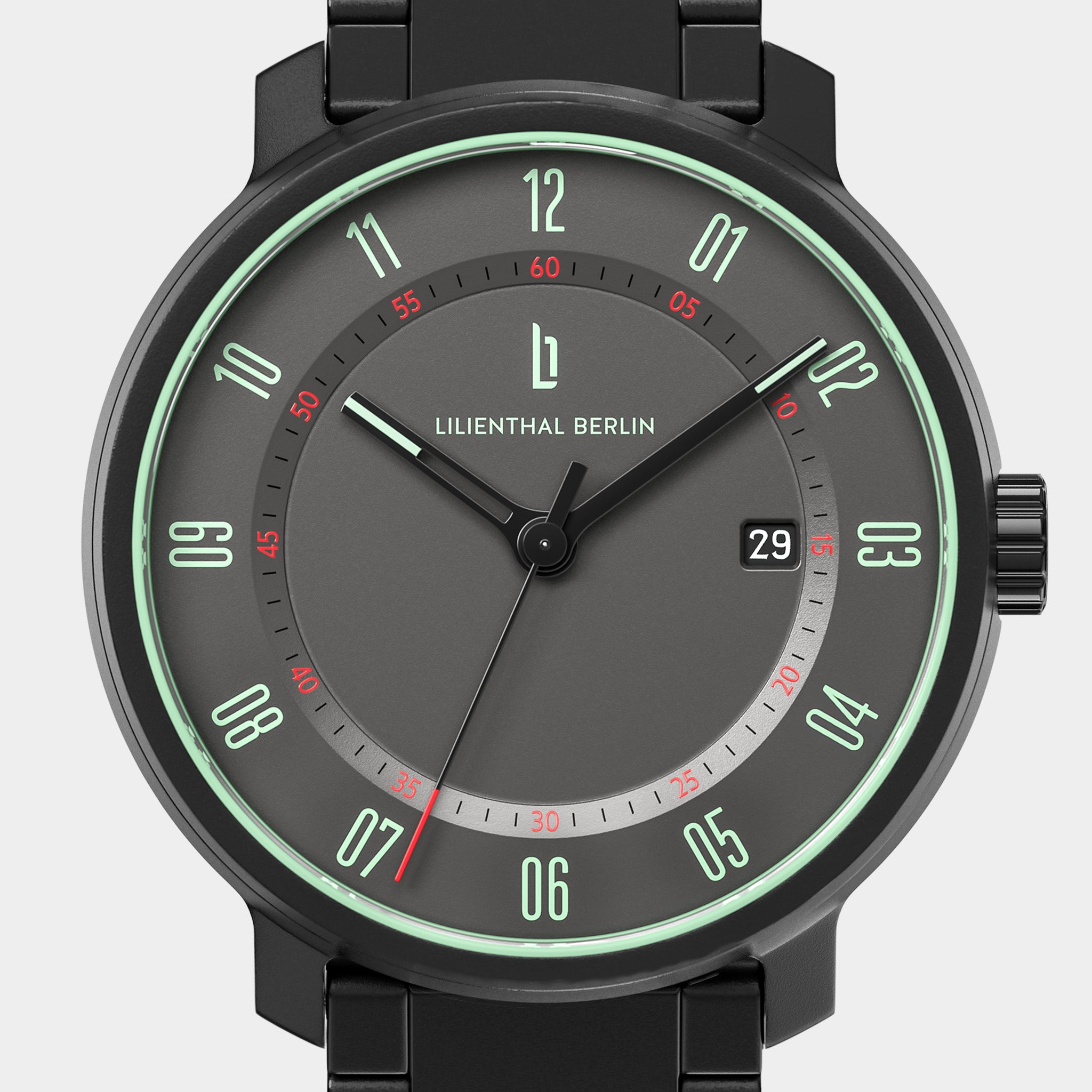 lilienthal-berlin-neolux-gray-mint-automatik-herrenuhr-42-mm-metallband image 6