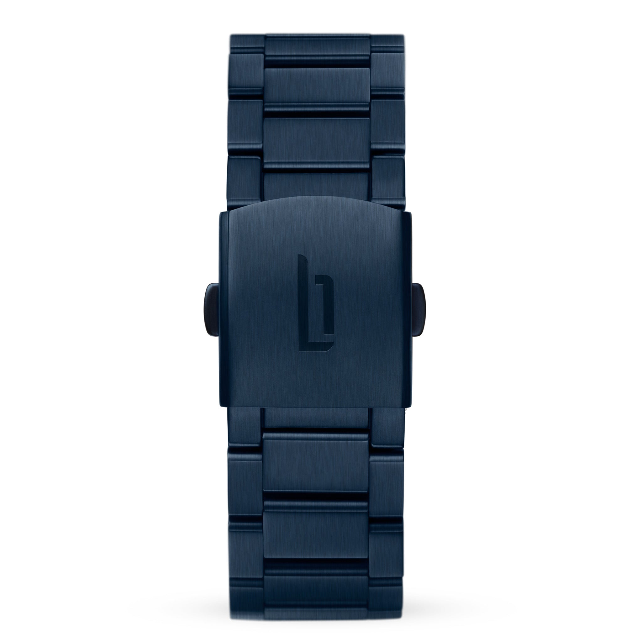 lilienthal-berlin-edelstahl-armband-blue-brushed-wechselarmband image 1