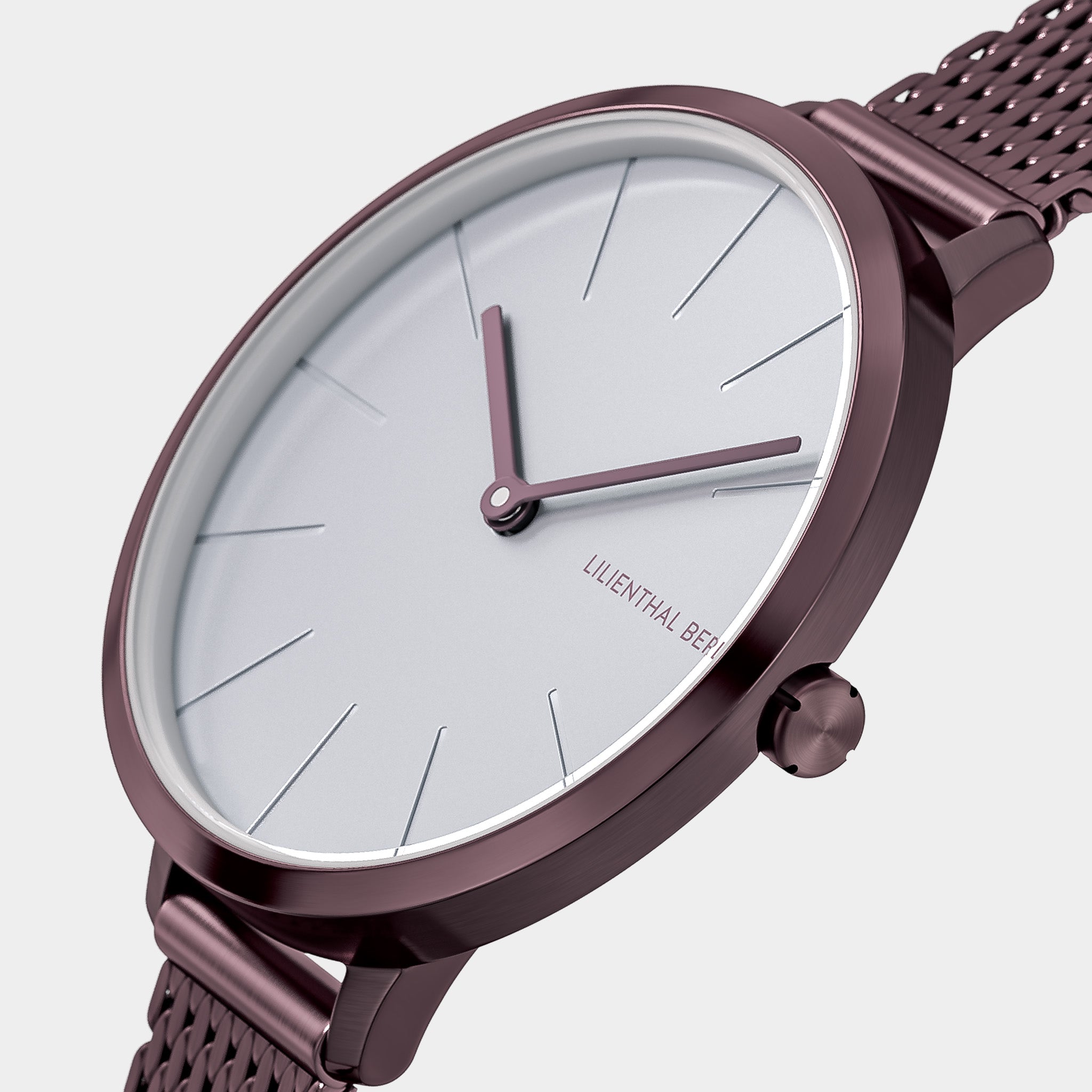lilienthal-berlin-rosalux-burgundy-white-30-mm-armbanduhr image 2
