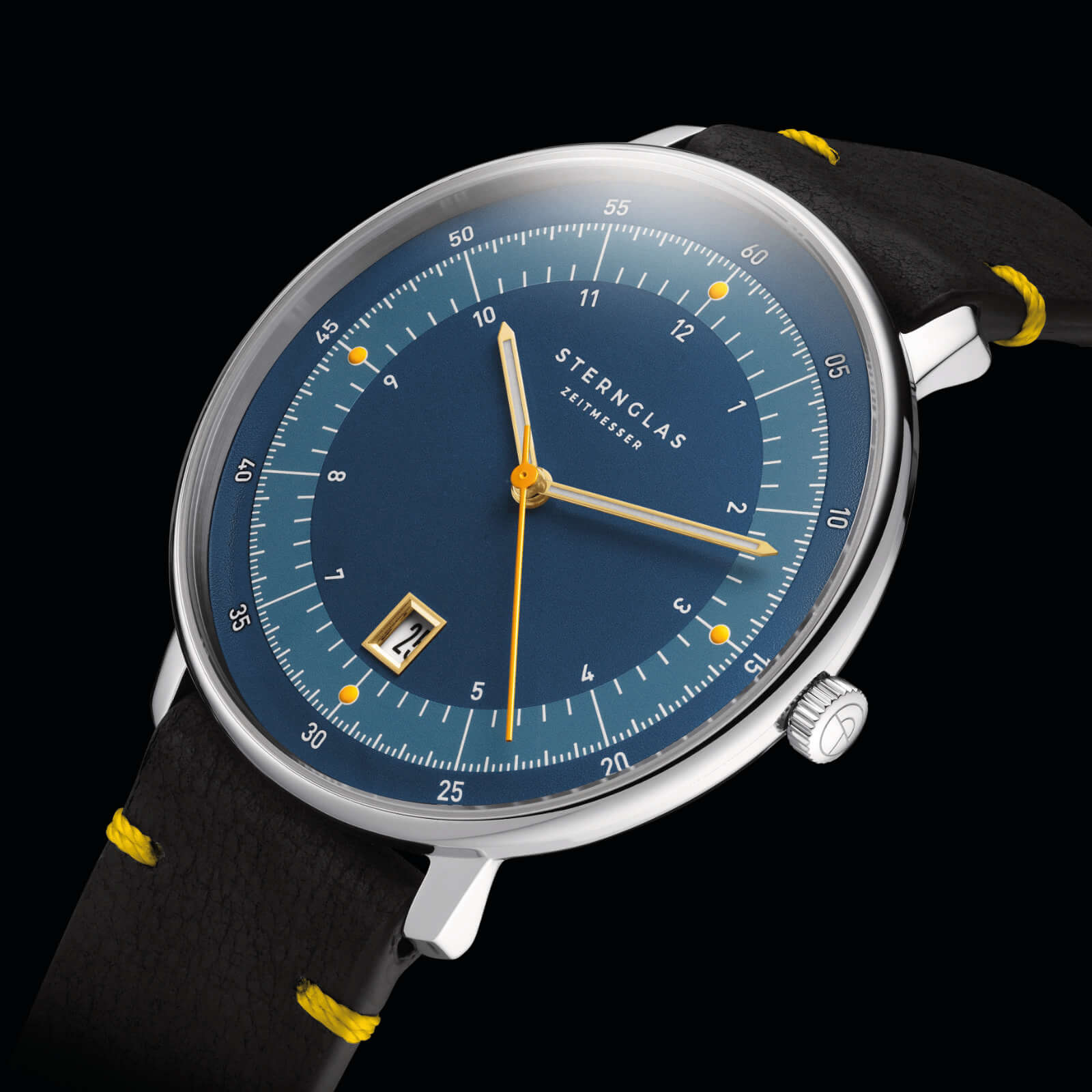 sternglas-hamburg-edition-1911-uhr-42-mm-herren-uhr-dunkelblau-elbtunnel-design image 5