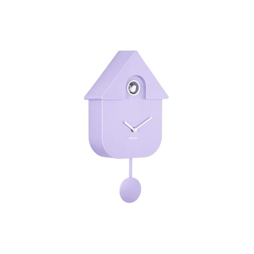 karlsson-modern-cuckoo-wanduhr-sanftes-lila-8-5-x-21-5-x-41-cm-thermoplast image 5