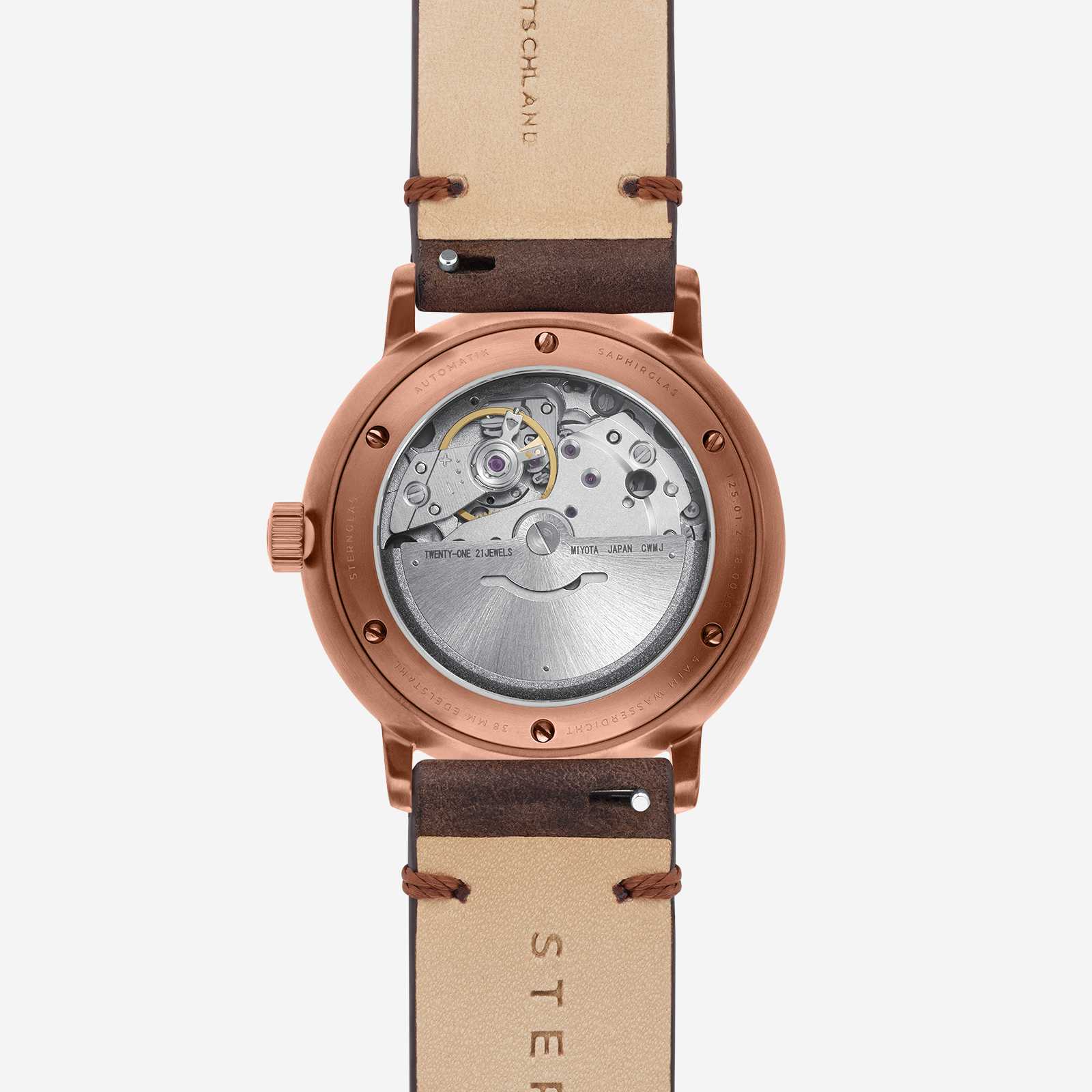 sternglas-naos-automatik-alabaster-bronze-uhr-38-mm-leder image 7
