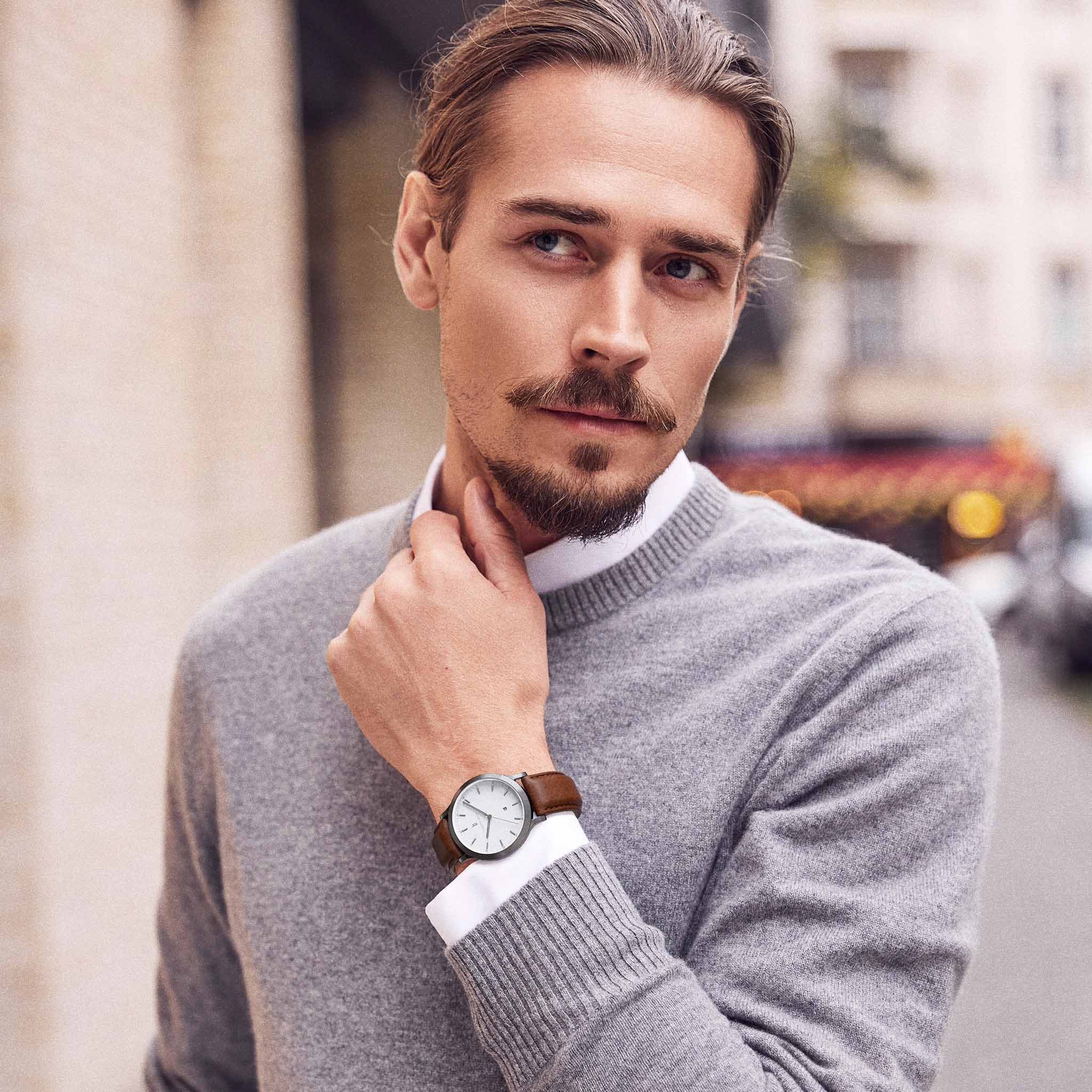 lilienthal-berlin-huxley-dark-silver-white-armbanduhr-2 image 8