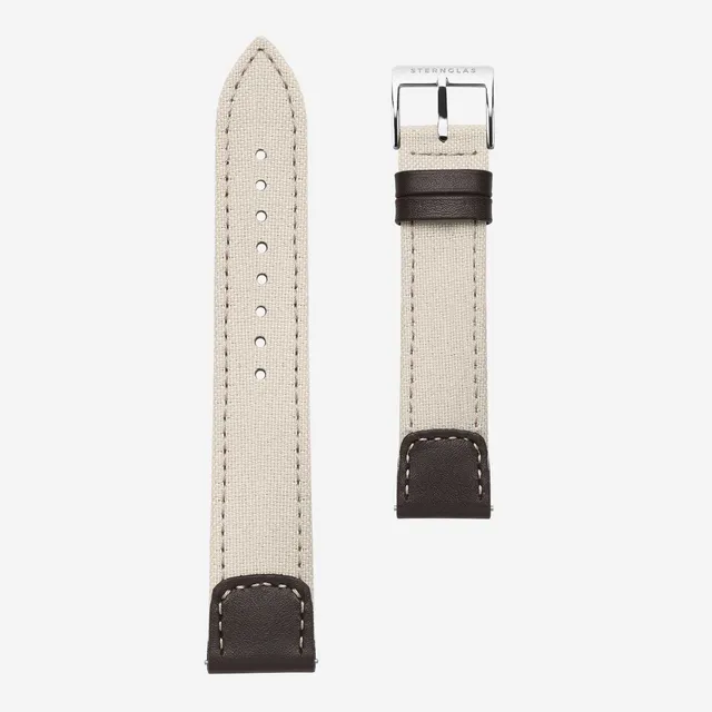 sternglas-nylon-20-beige-wechselarmband-20-mm-aus-seaqual-nylon image 1