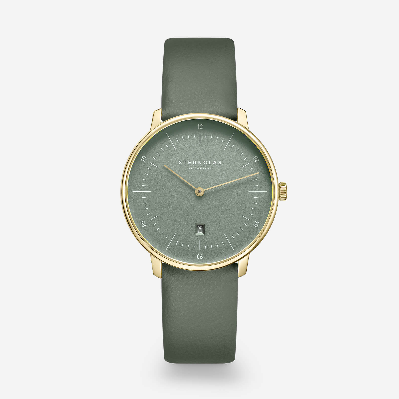 sternglas-naos-xs-edition-flora-damenuhr-33-mm-salbeigr-n-champagner-gold image 1