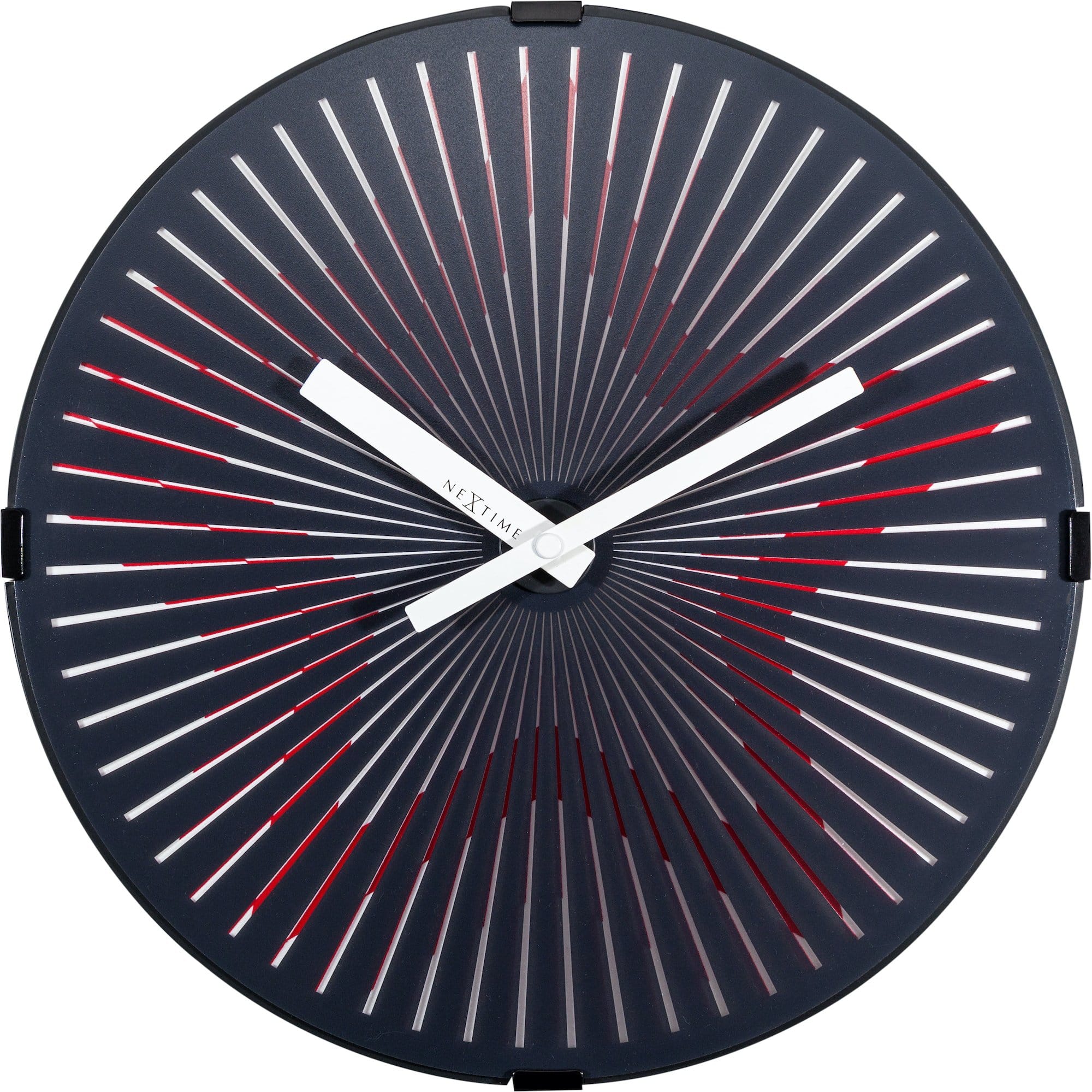 nextime-motion-star-red-motion-wanduhr-30-5-cm-rot-kunststoff image 2