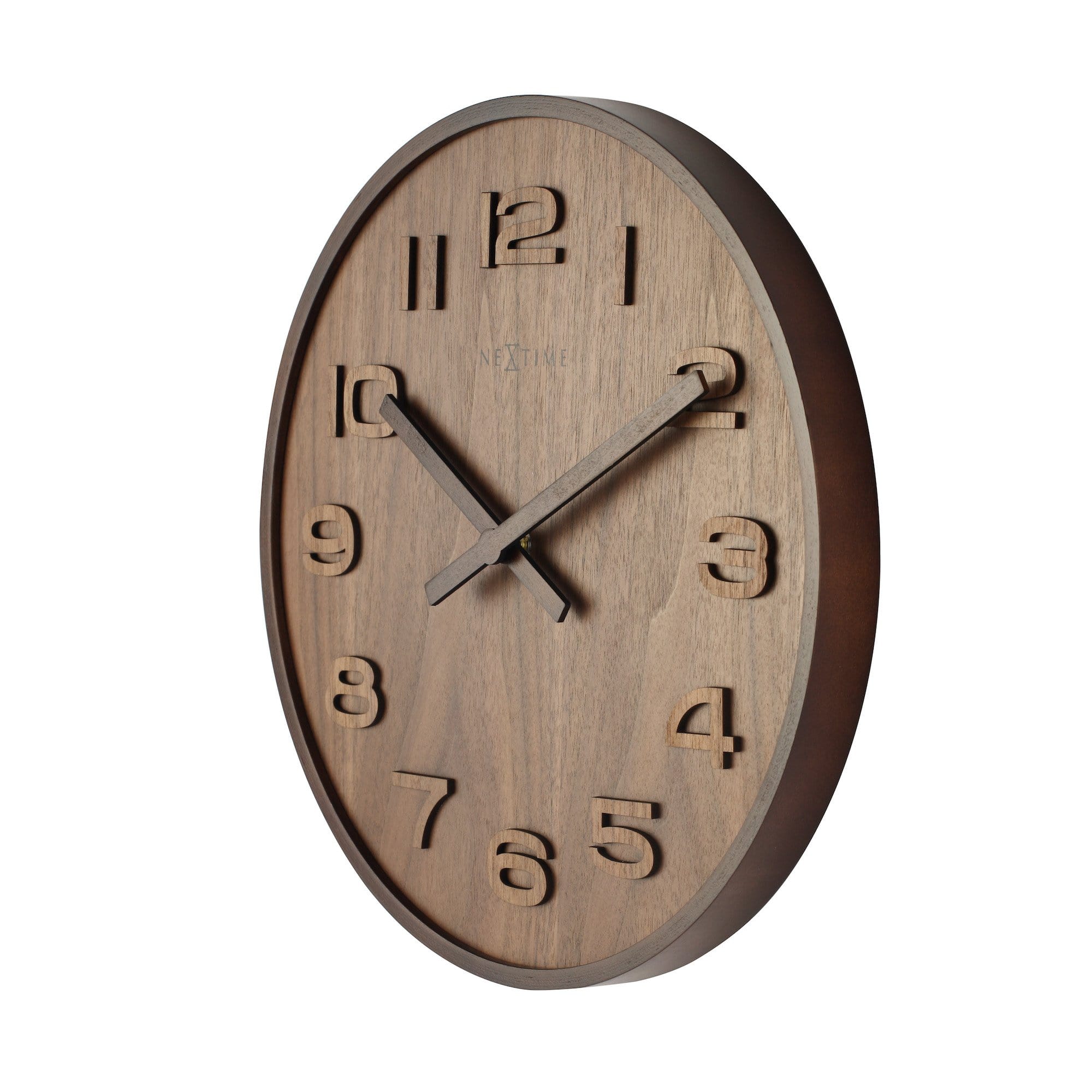 nextime-wood-wood-medium-wanduhr-35-cm-holz-braun image 5