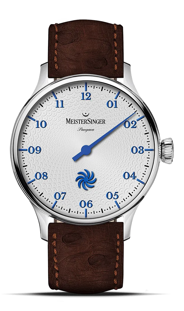meistersinger-pangaea-armbanduhr-silber image 1