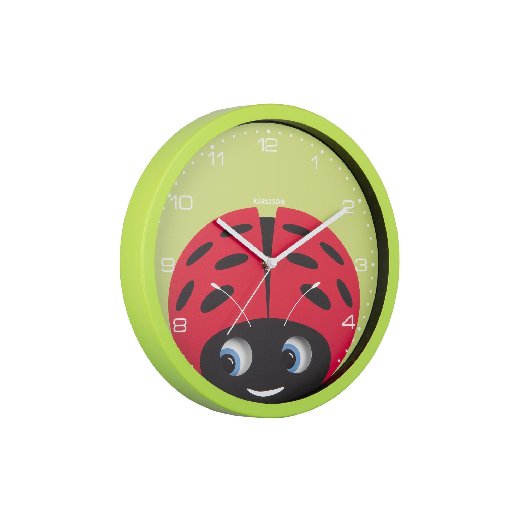 karlsson-peekaboo-ladybug-wanduhr-gr-n-30-8-x-4-5-x-30-8-cm image 3