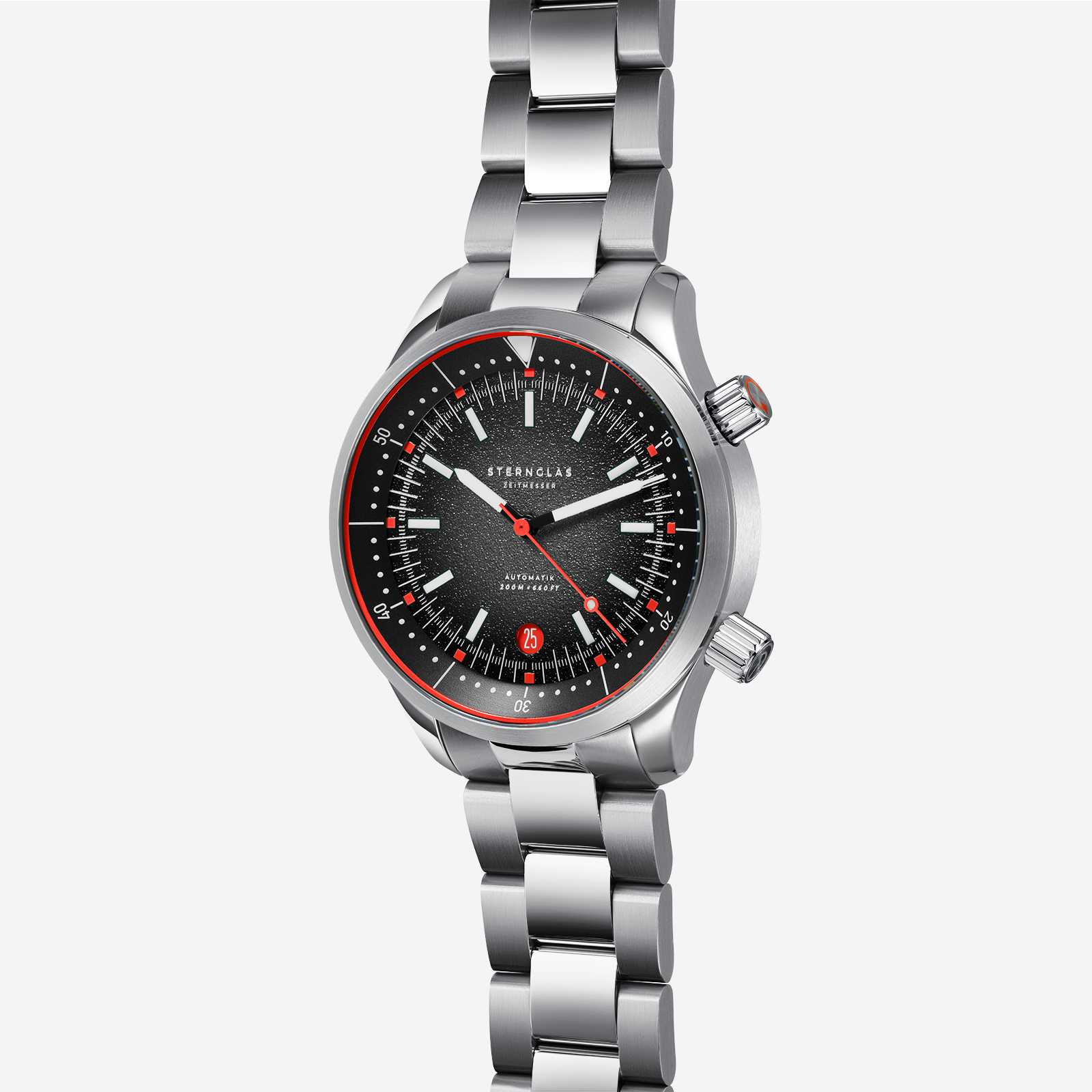 sternglas-merion-automatik-schwarz-rot-42mm-kautschuk-taucheruhr image 5