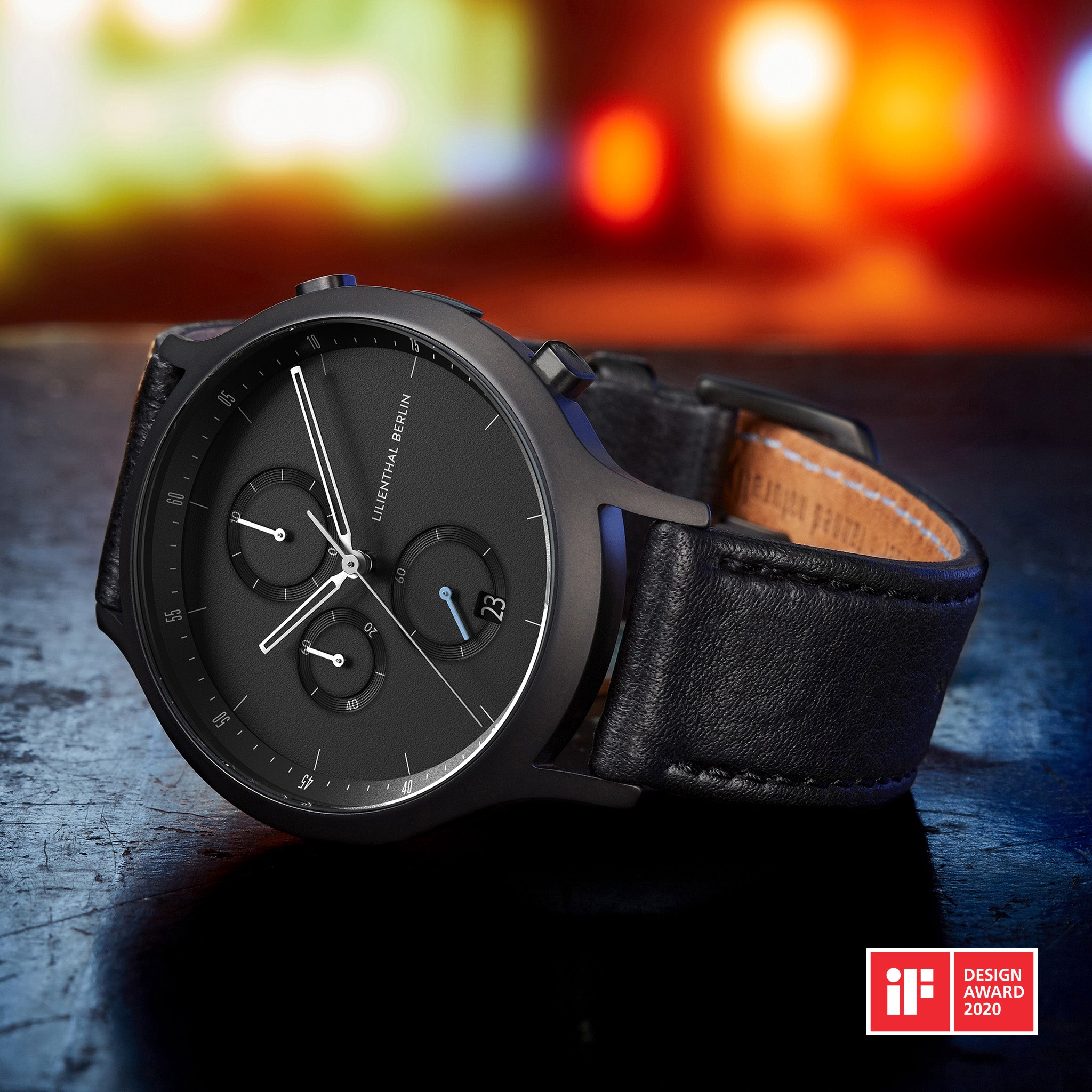 lilienthal-berlin-chronograph-all-black-chronograph image 3