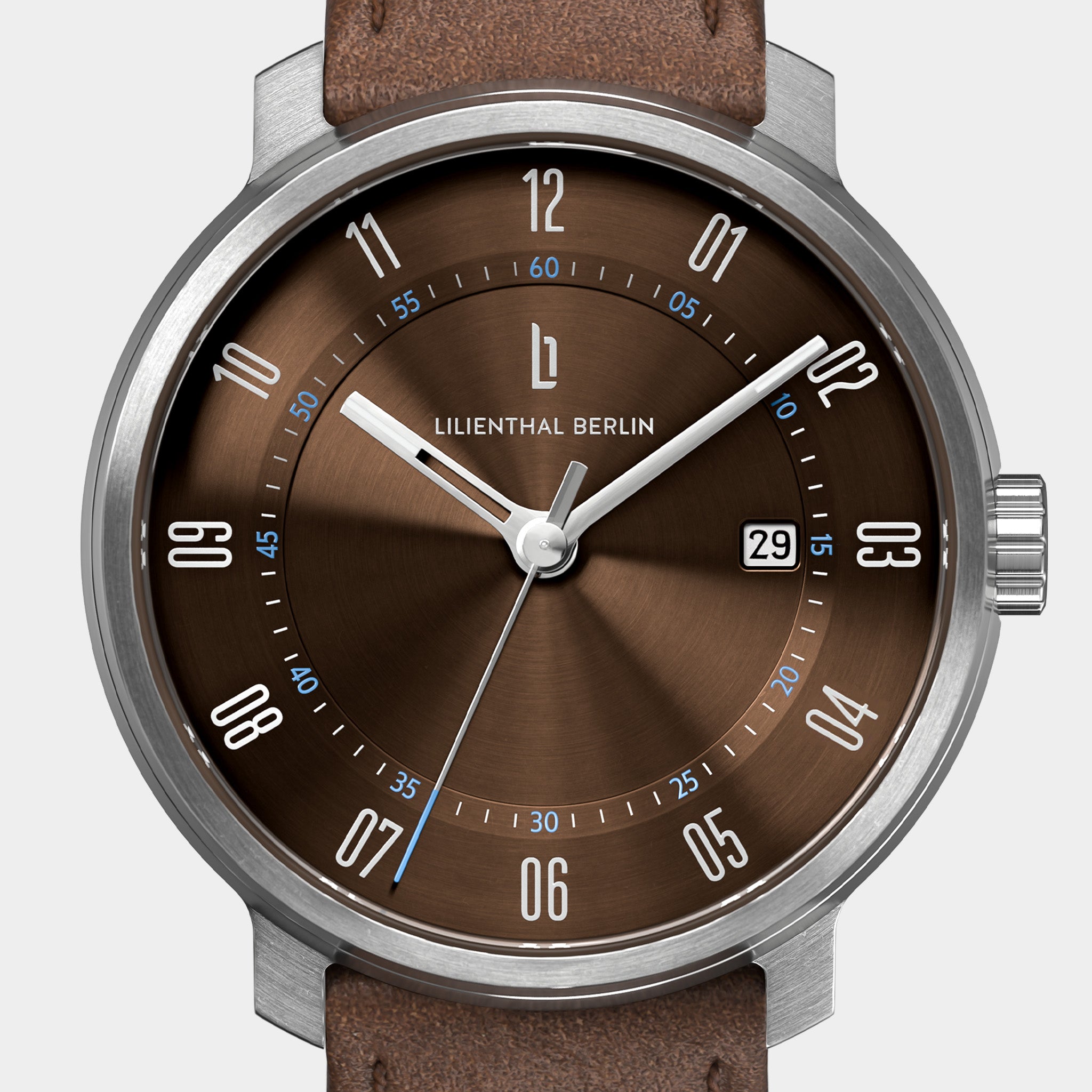 lilienthal-berlin-neolux-silver-brown-automatik-uhr-42-mm-2 image 6