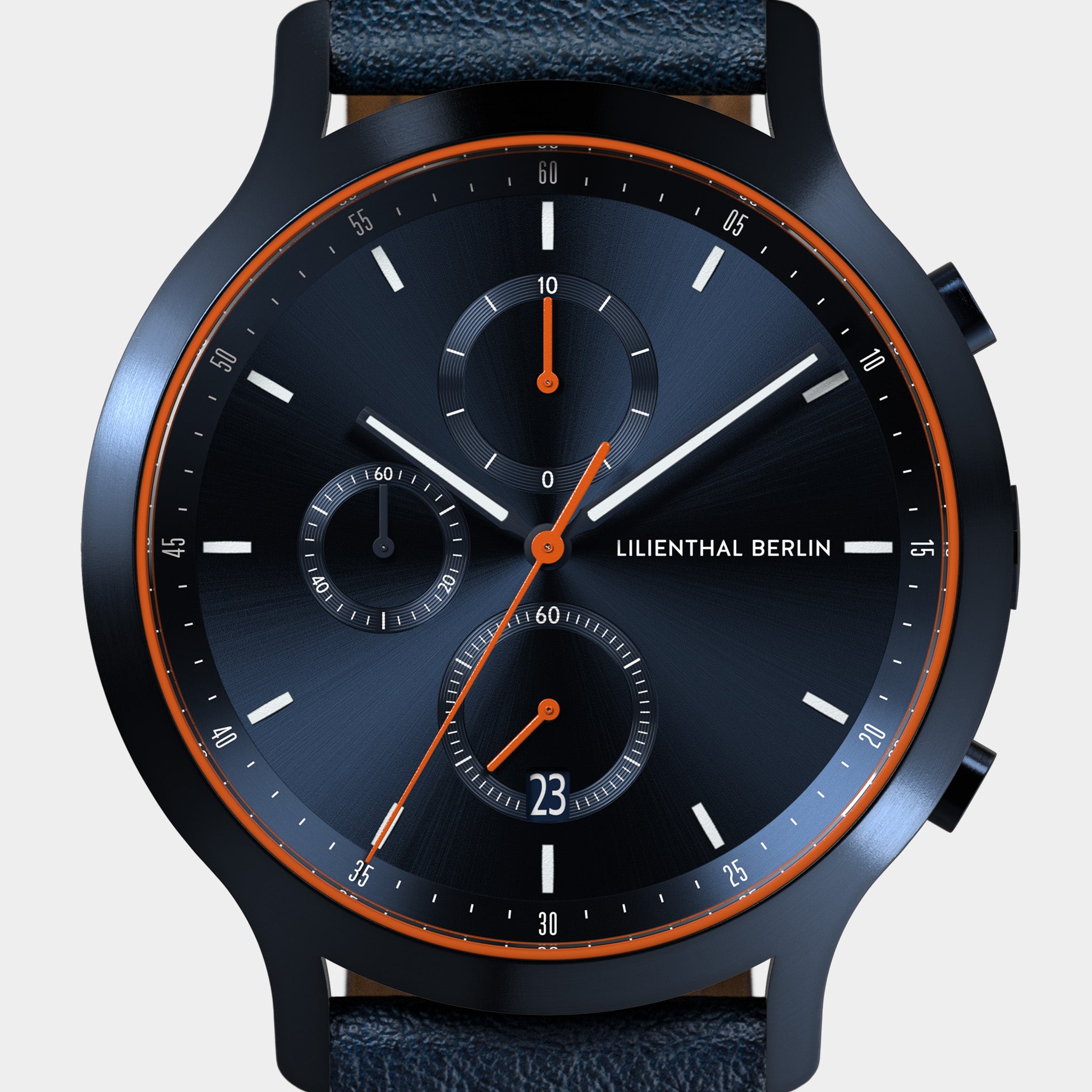 lilienthal-berlin-chronograph-blue-orange image 4