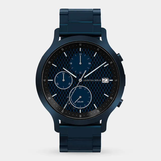 lilienthal-berlin-chronograph-solar-herrenuhr-edition-ii-metallband image 1