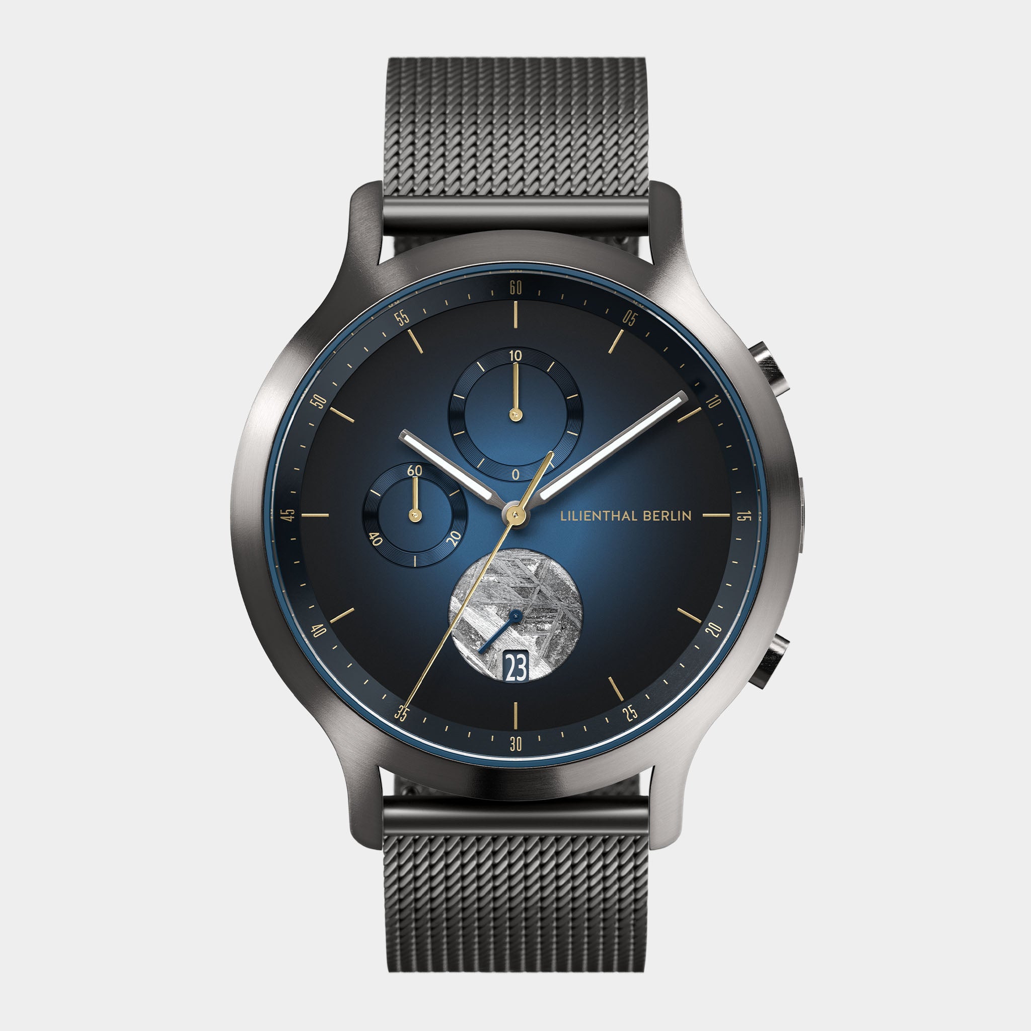 lilienthal-berlin-chronograph-meteorite-midnight-gold-armbanduhr image 1