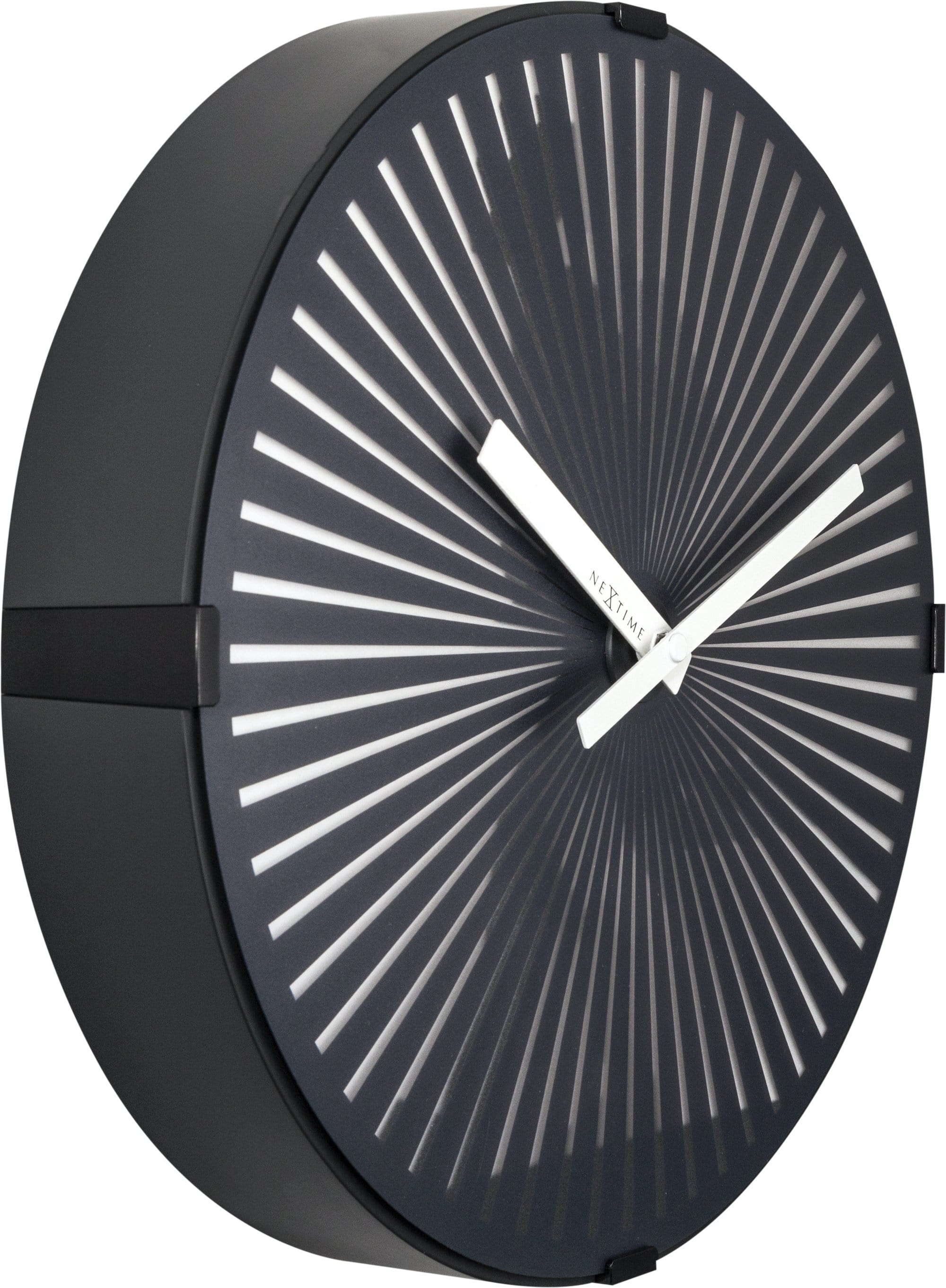 nextime-running-man-motion-wanduhr-30-5-cm-kunststoff-schwarz image 3