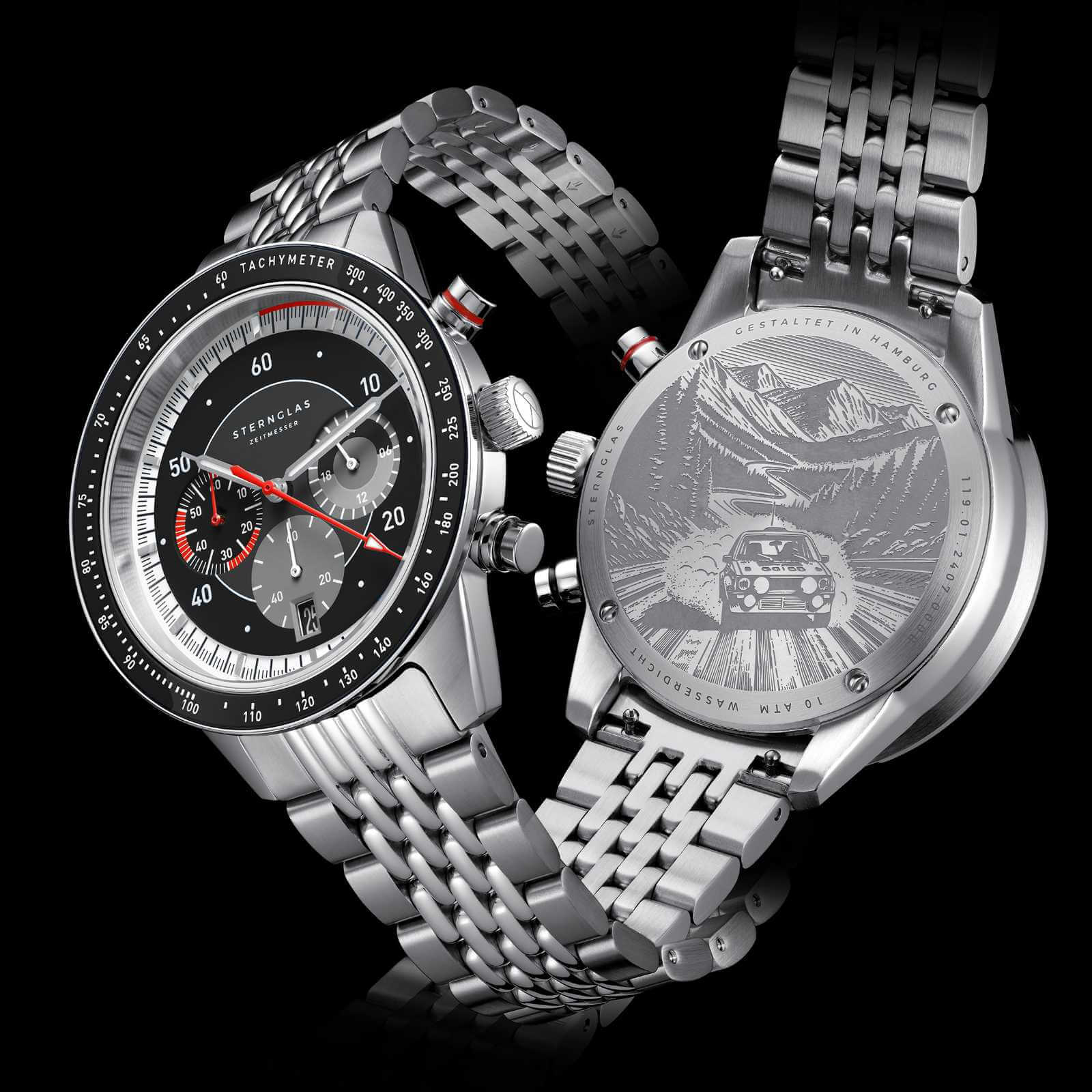 sternglas-tachymeter-2-0-chronograph-herrenuhr-schwarz-42-mm image 2
