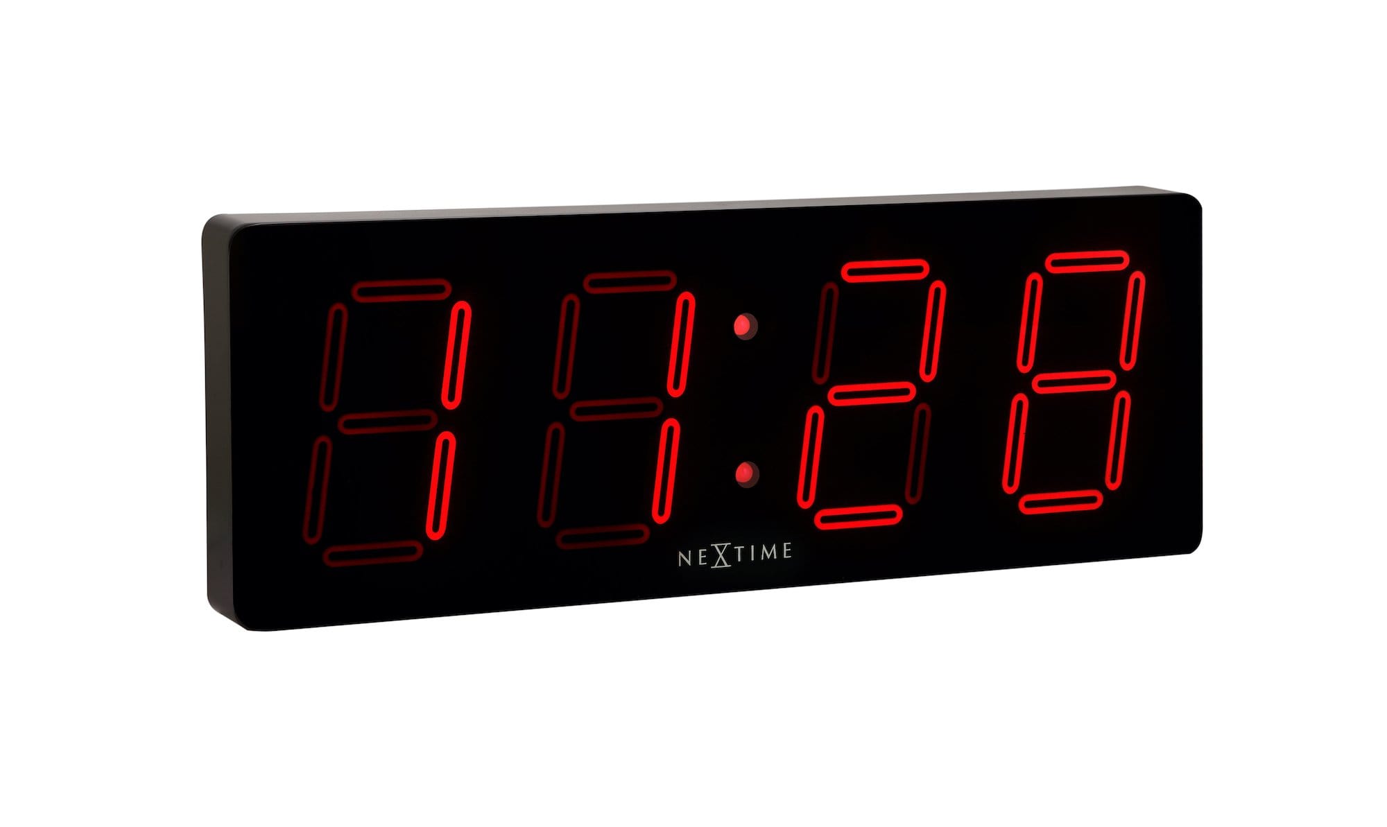 nextime-big-d-digitale-wand-und-tischuhr-51-5-x-18-x-4-5-cm-schwarz-kunststoff-r image 2