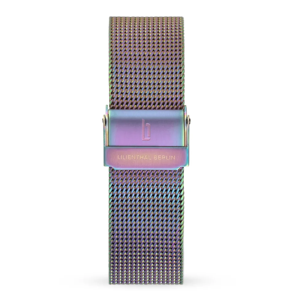 lilienthal-berlin-mesh-armband-rainbow-brushed-edelstahl-wechselarmband image 1