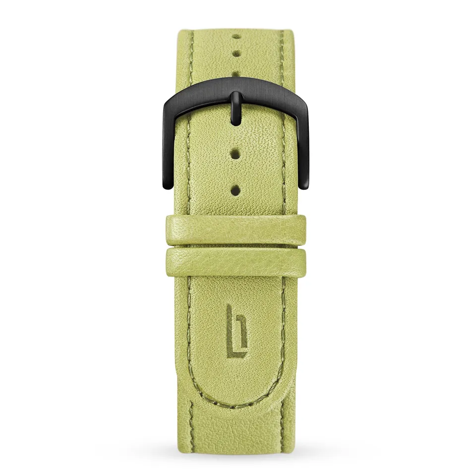 lilienthal-berlin-lederarmband-light-green-wechselarmband image 1