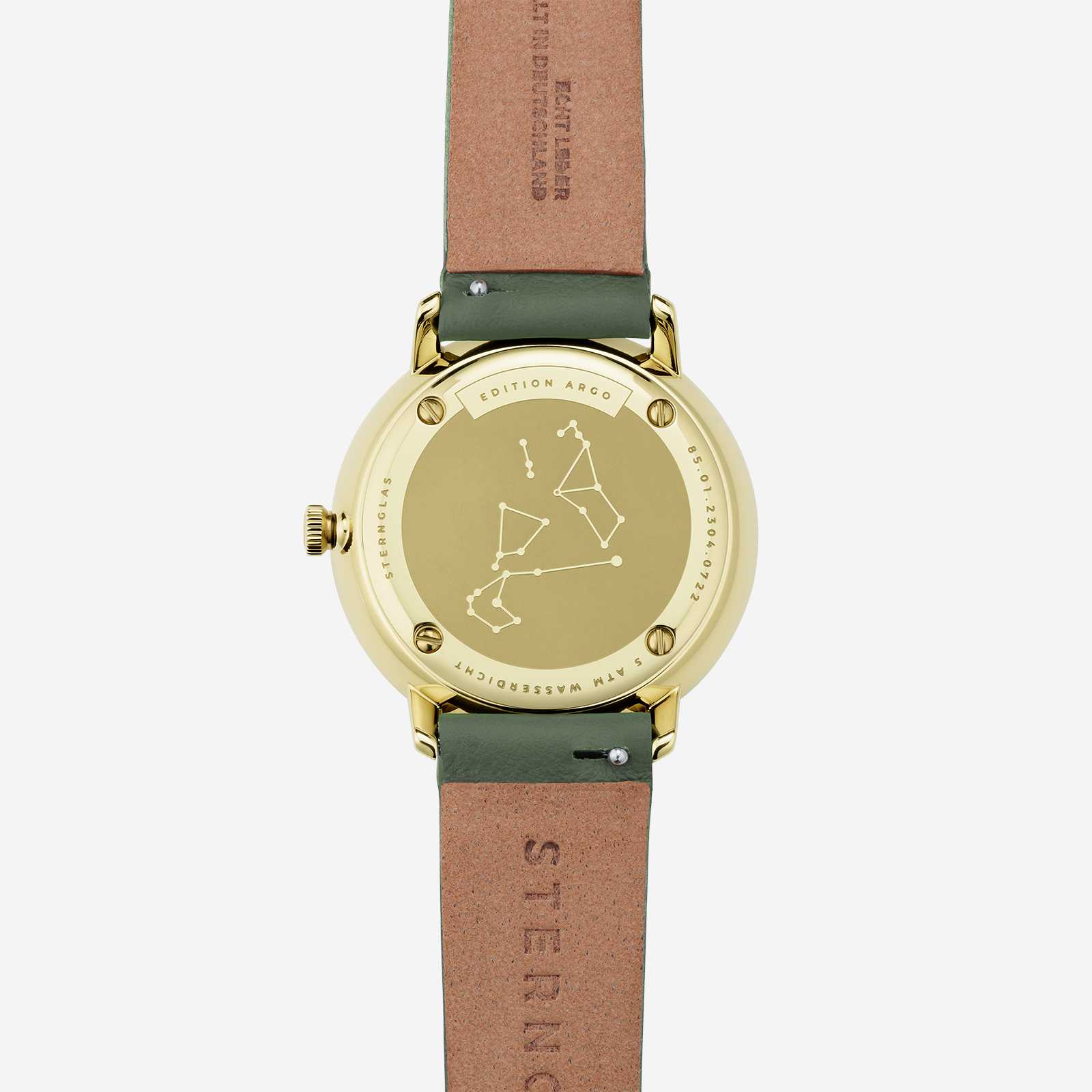 sternglas-naos-xs-edition-argo-dunkelgr-n-33mm-damenuhr-mit-lederband image 7