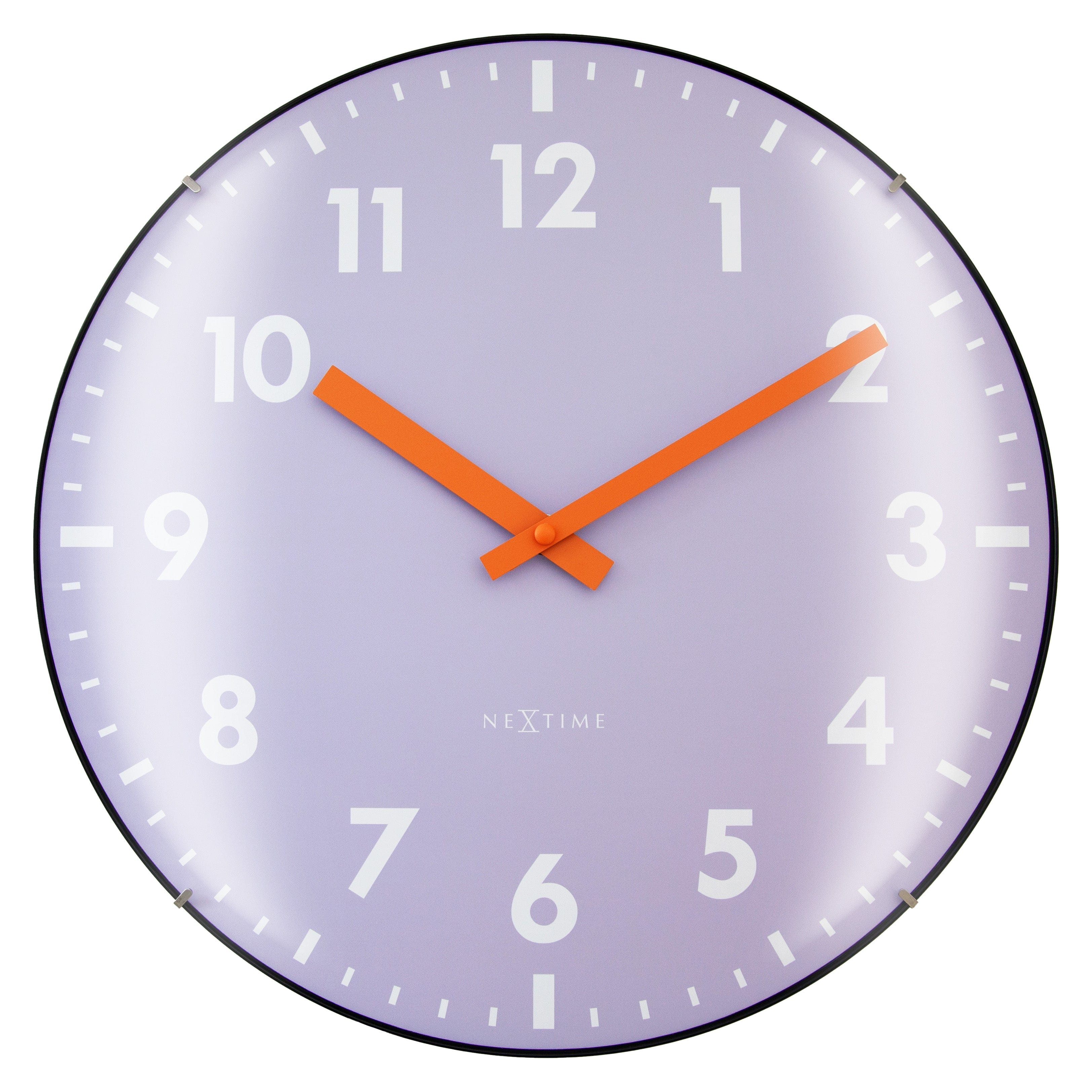 nextime-duomo-wanduhr-35-cm-gew-lbtes-glas-khaki-lavendel-leise-modernes-design image 8