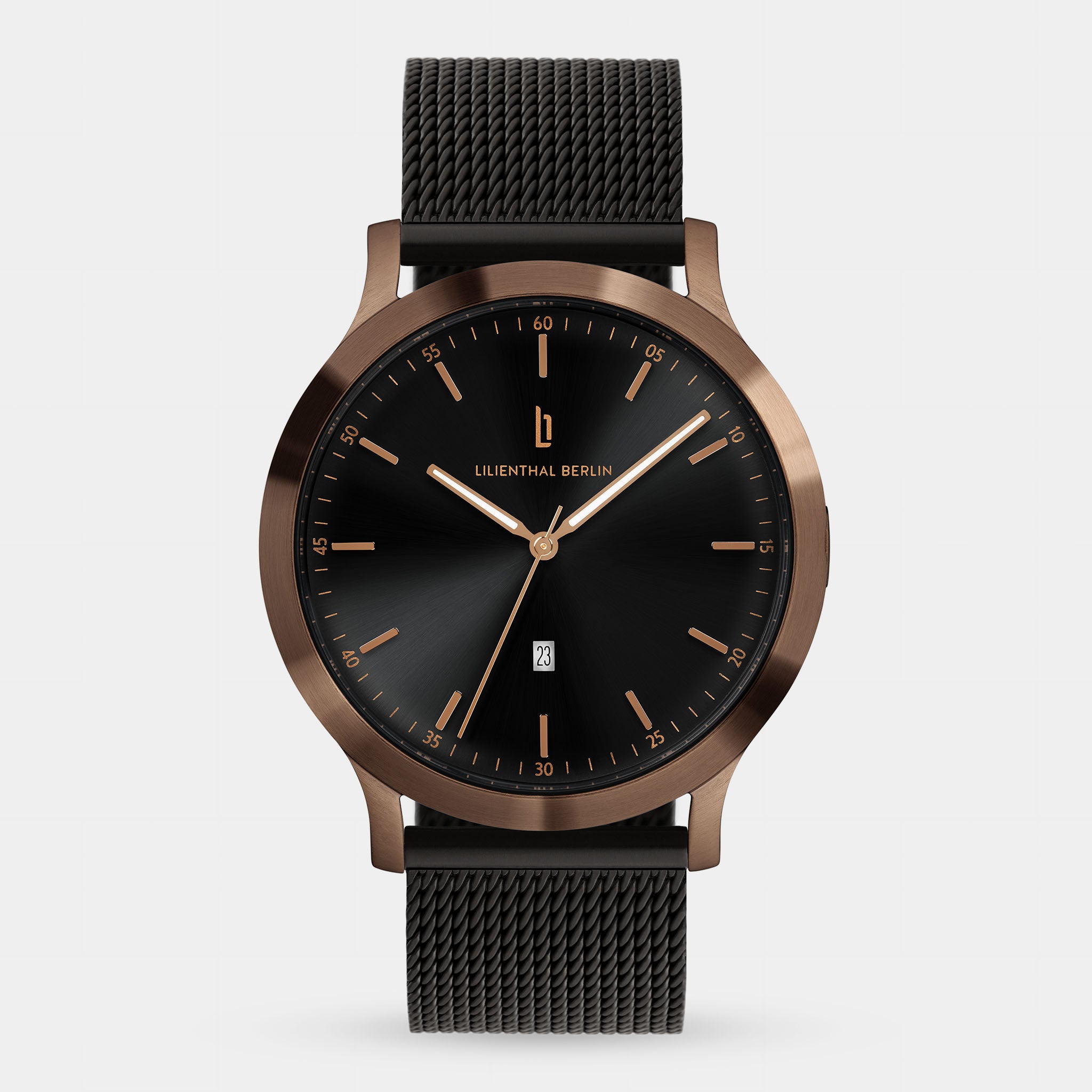 lilienthal-berlin-huxley-uhr-bronze-black image 1