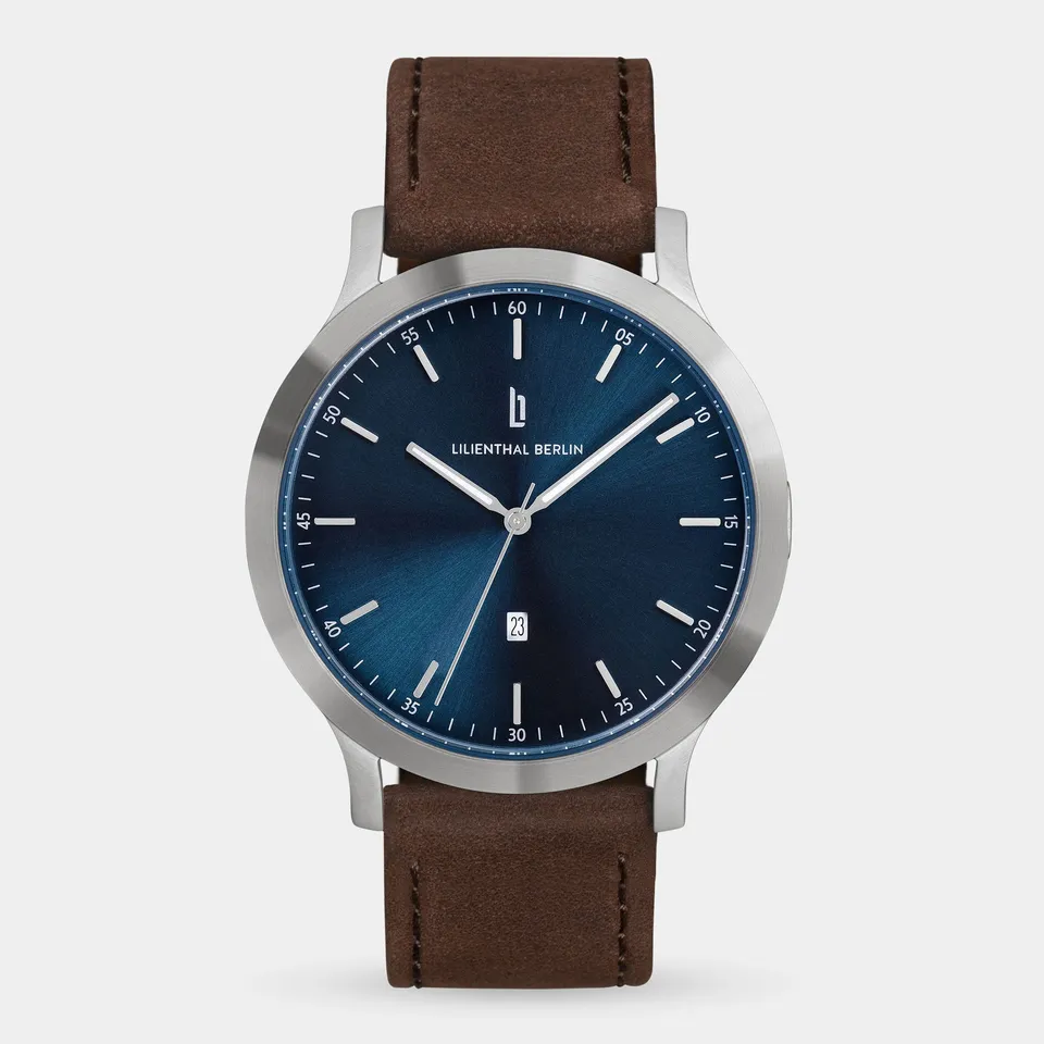 lilienthal-berlin-huxley-silver-blue-armbanduhr-40-mm-2 image 1