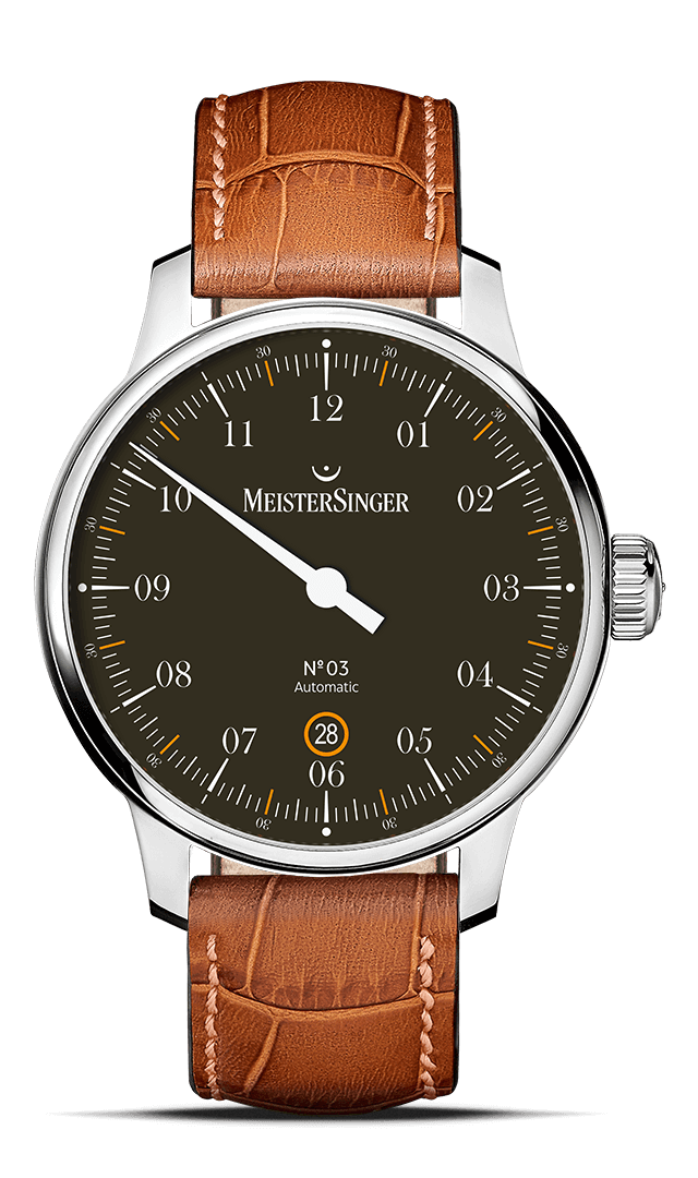 meistersinger-03-40mm-schwarz-armbanduhr image 1