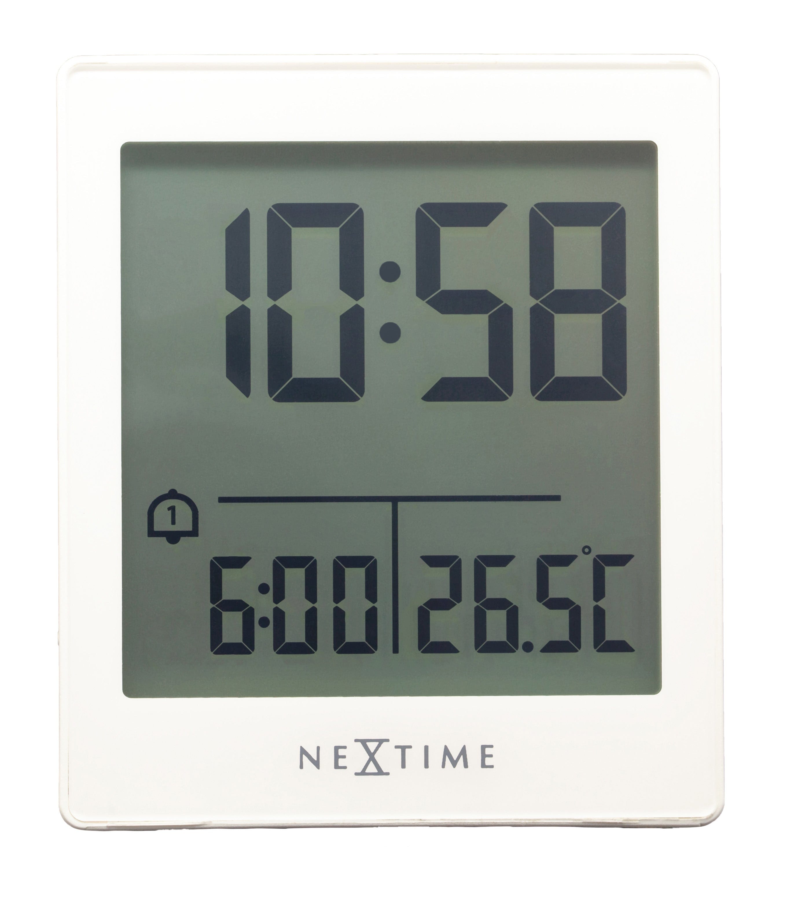 nextime-wake-up-digitaler-tischwecker-7-7x8-9x3cm-rcc-funk-temperatur-schwarz-we image 1