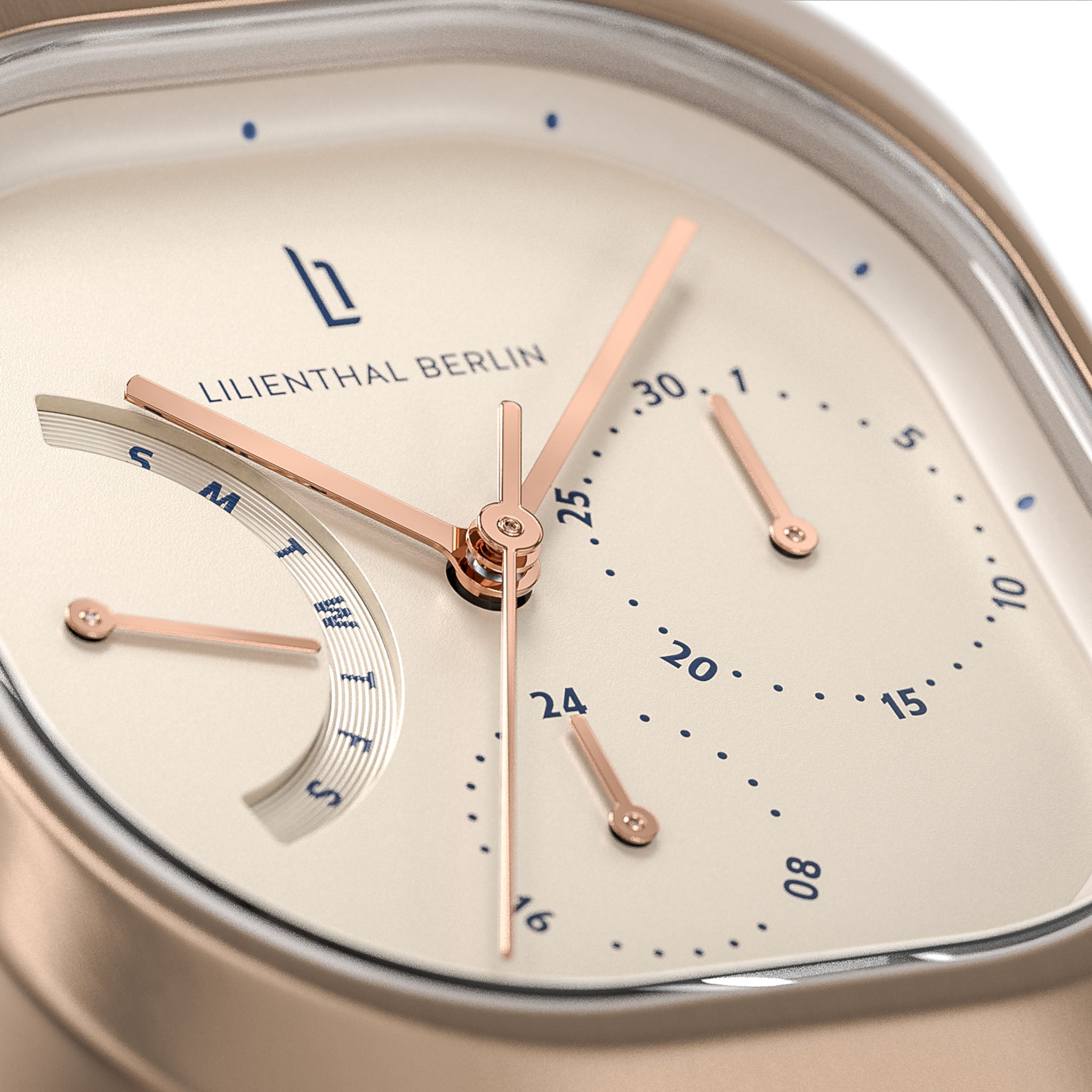 lilienthal-berlin-multimatica-bronze-almond-rechteck-uhr-mit-datum image 3