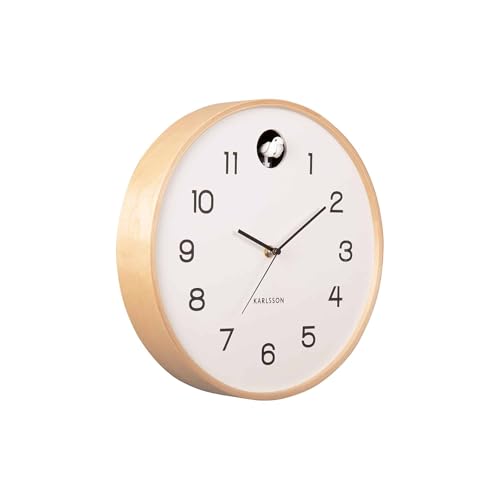 karlsson-natural-cuckoo-wanduhr-wei-31-5-cm image 8