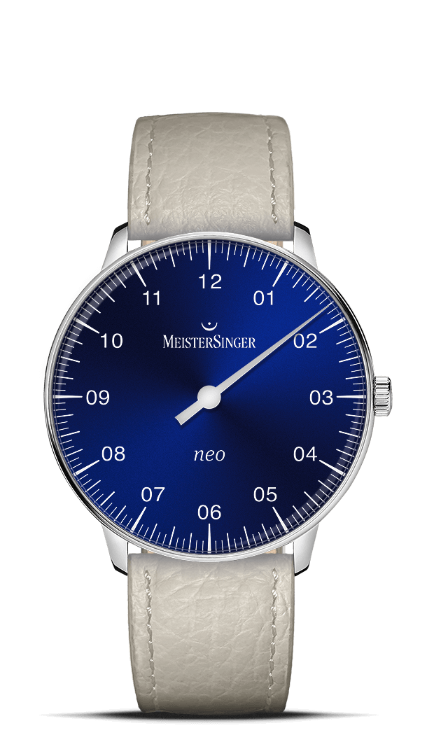 meistersinger-neo-sonnenschliff-blau-einzeiger-armbanduhr-2 image 1