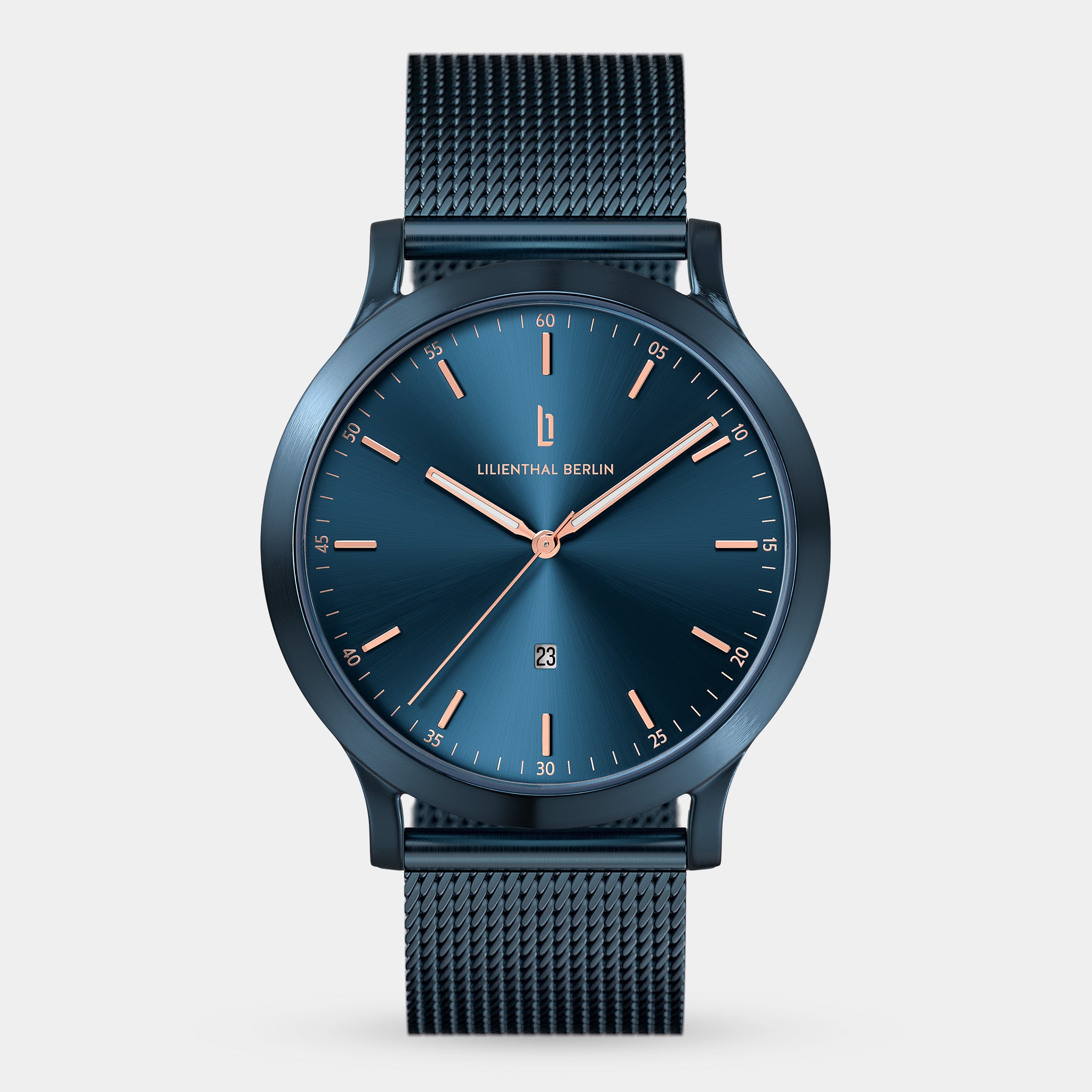 lilienthal-berlin-huxley-blue-rose-gold-40-mm image 1