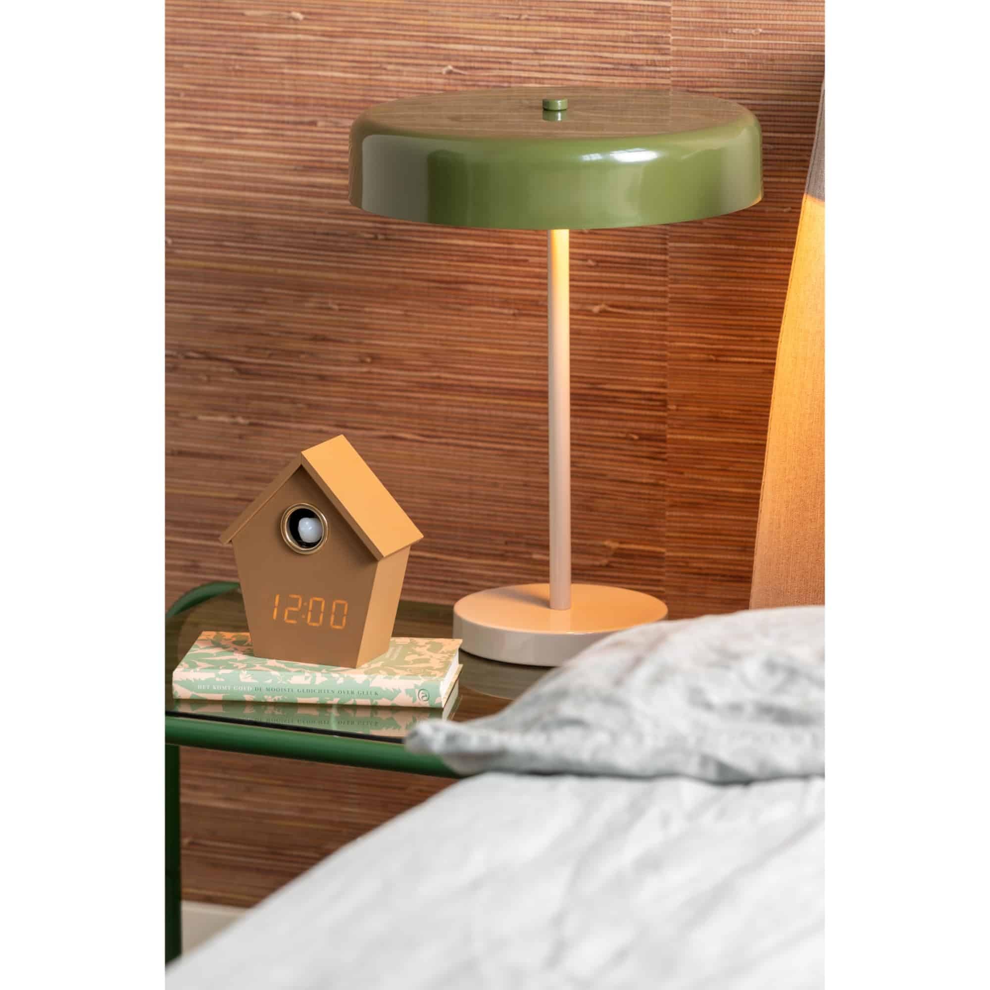 karlsson-riqueza-cuckoo-led-wecker-mokka-6-8x13x15-3cm image 2