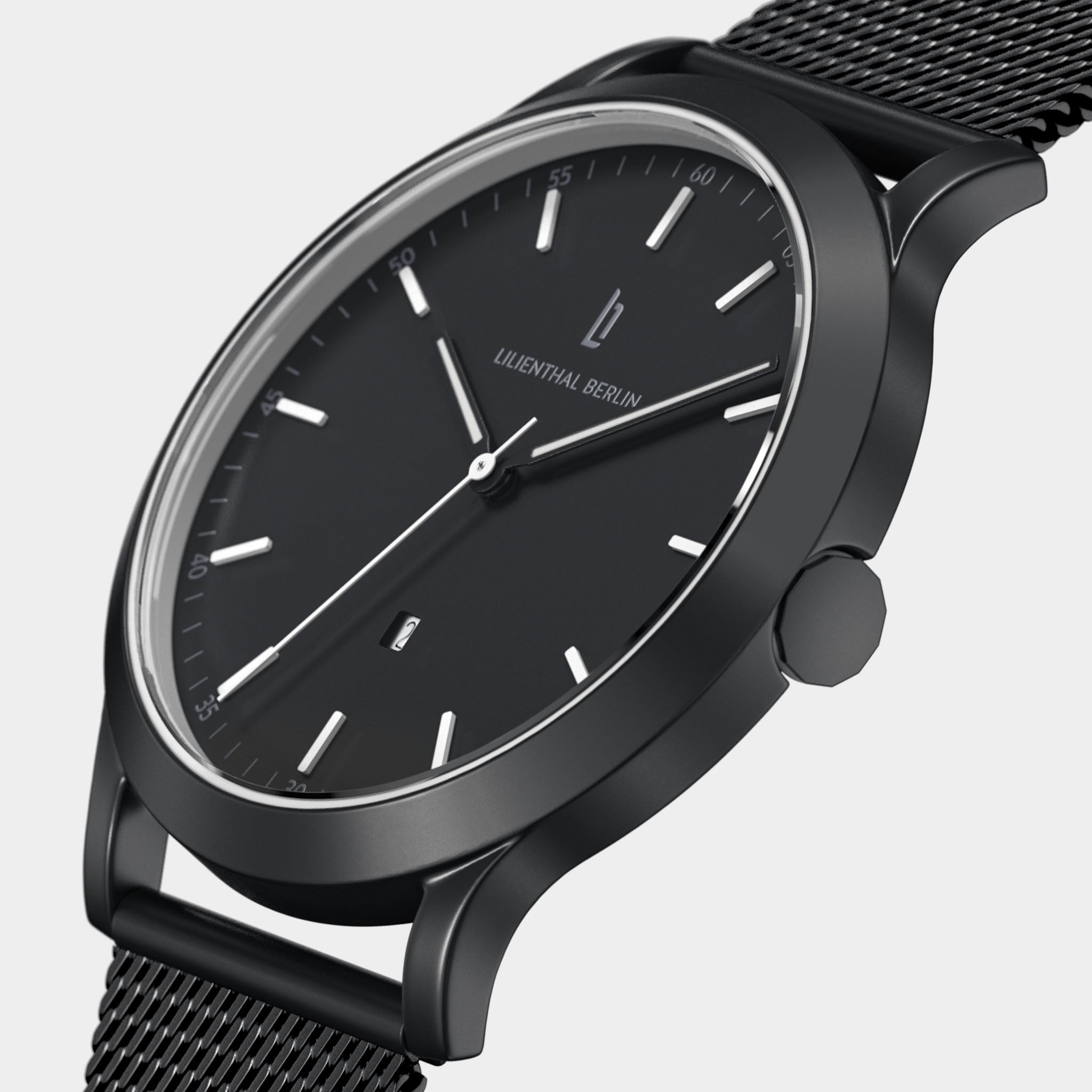 lilienthal-berlin-huxley-black-white-armbanduhr image 2