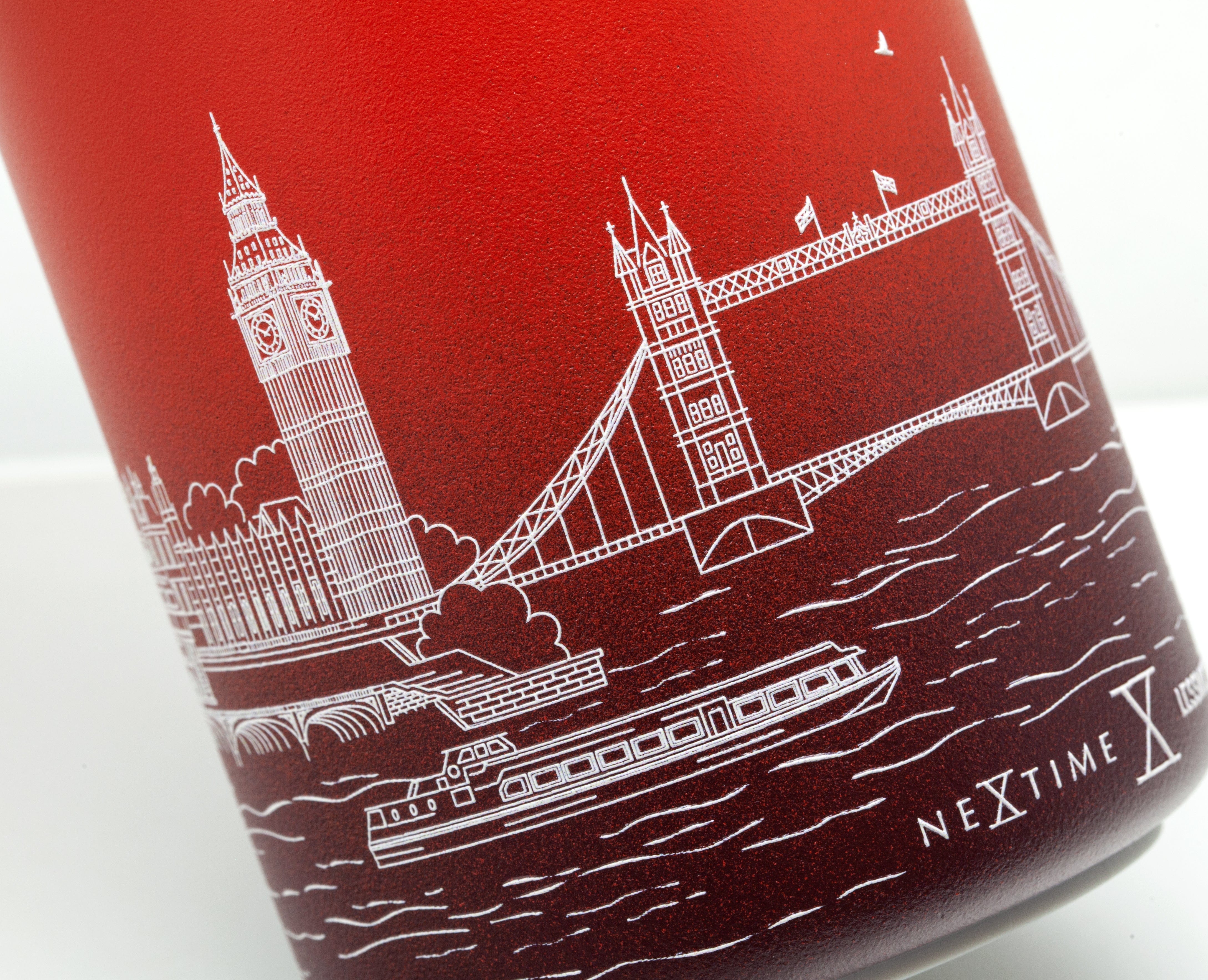 nextime-skyline-bottle-london-355-473-710-ml-royal-red-isolierflasche-edelstahl image 4