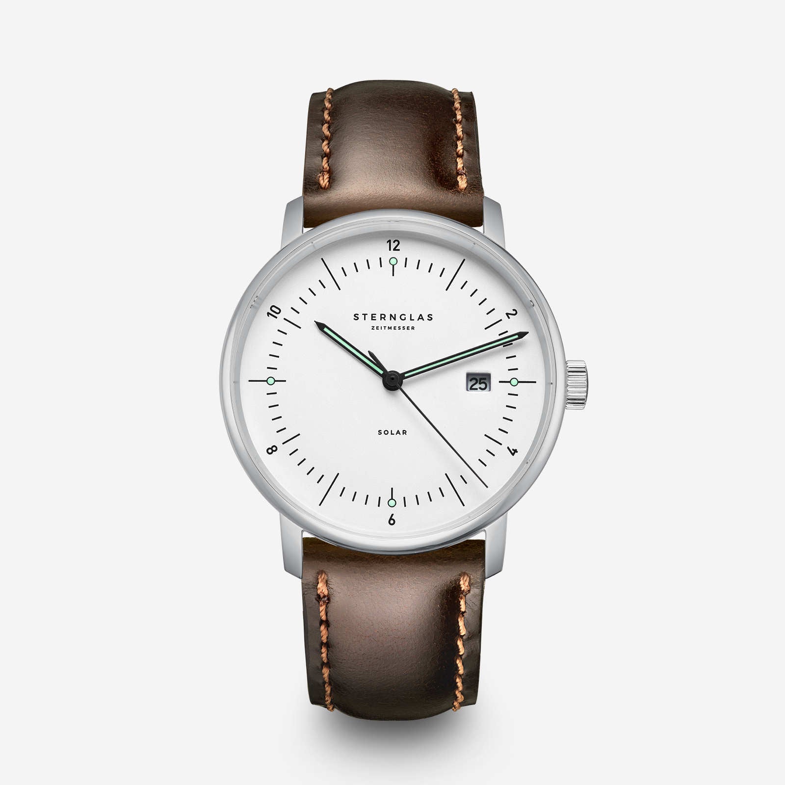 sternglas-naos-solar-herrenuhr-38-mm-wei-leder-silber image 1