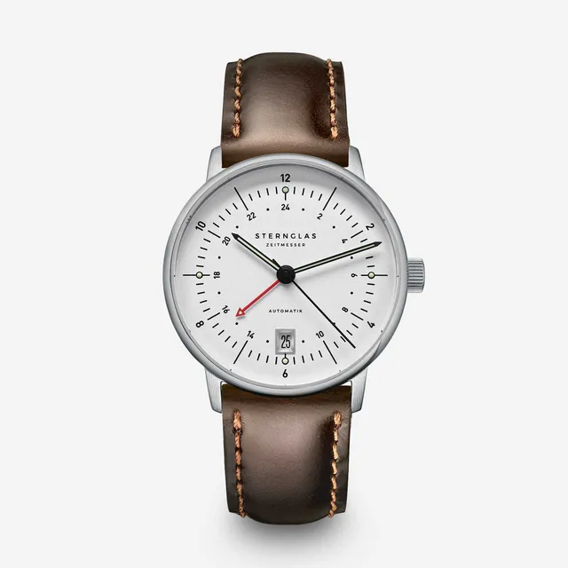 sternglas-naos-pro-gmt-automatik-unisex-uhr-38-mm-silber image 1