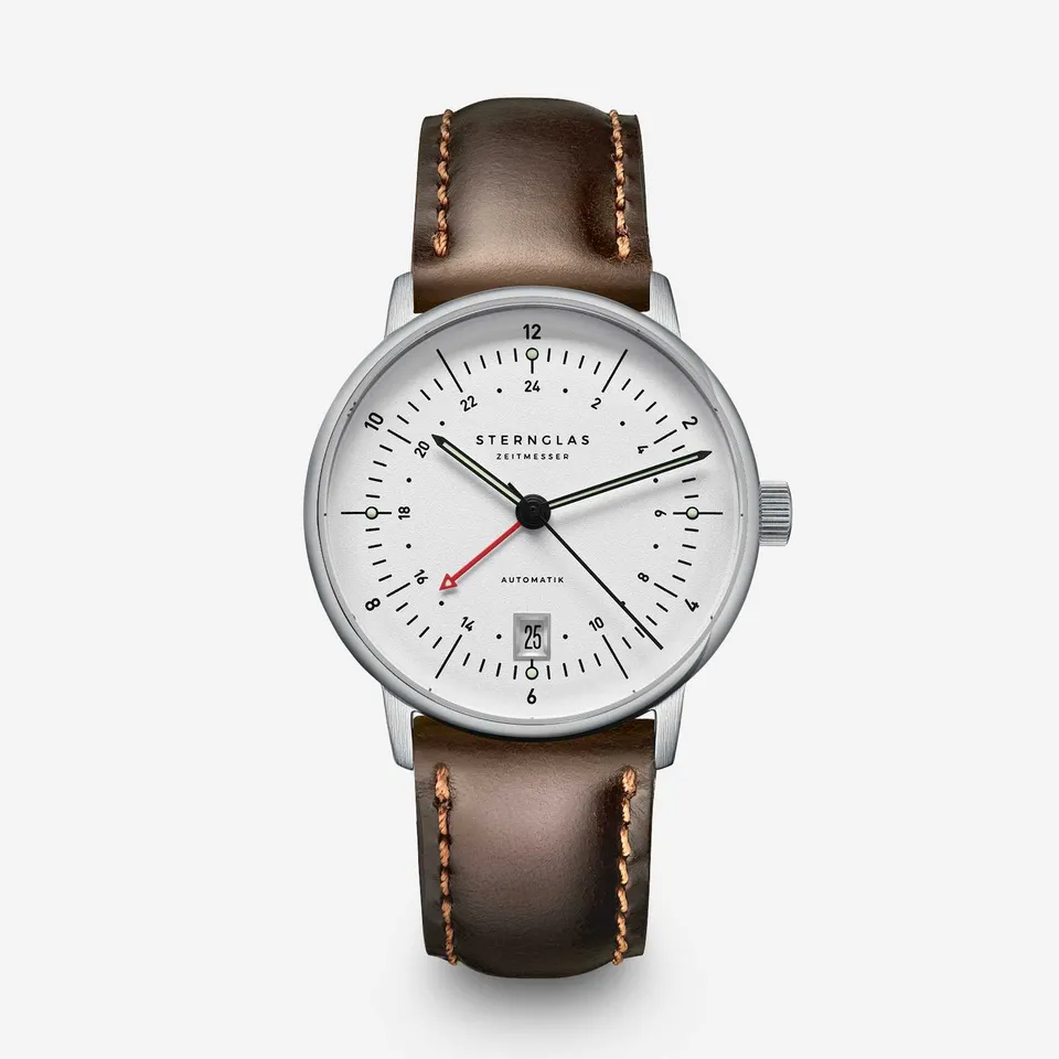 sternglas-naos-pro-gmt-automatik-unisex-uhr-38-mm-silber image 1