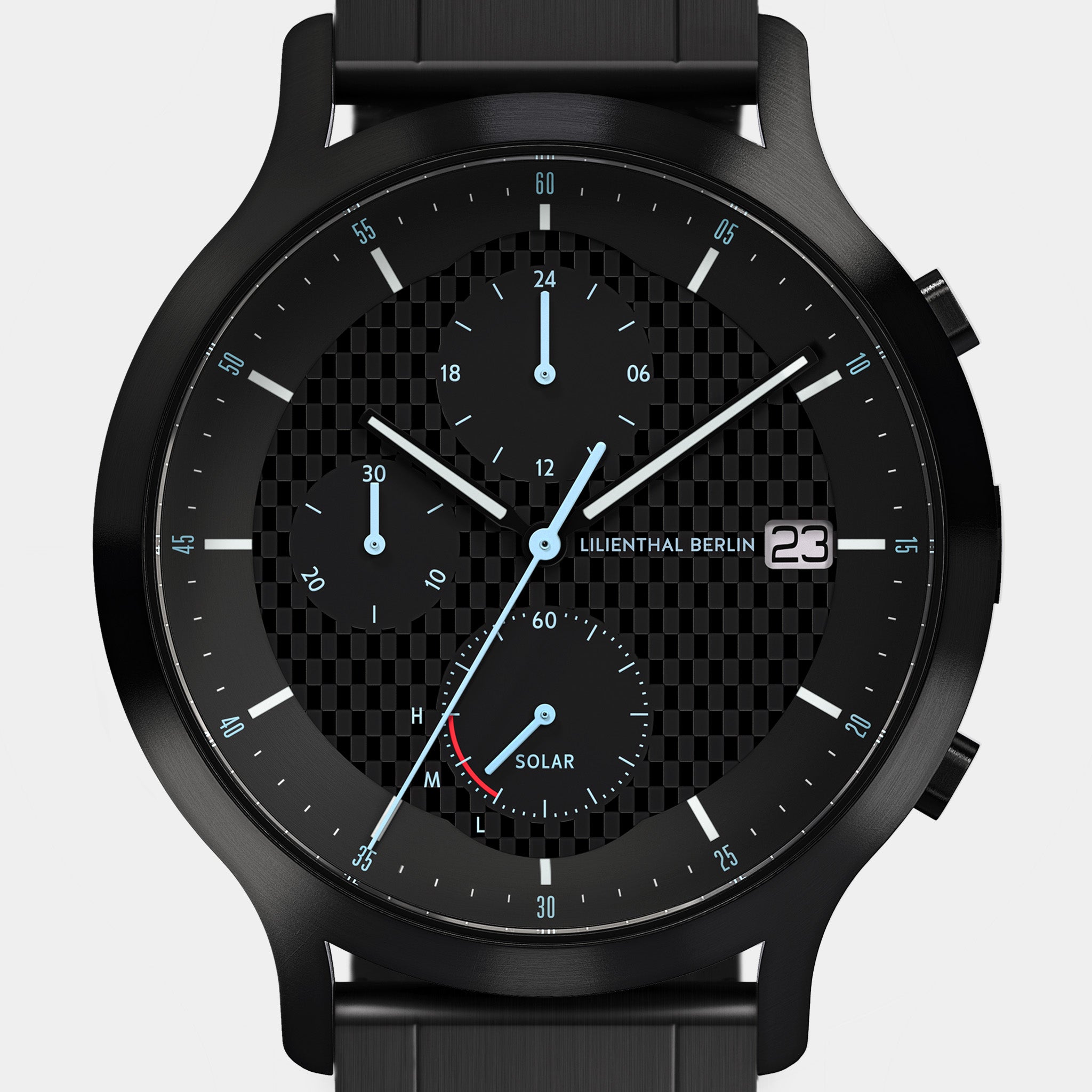 lilienthal-berlin-chronograph-solar-edition-i-herrenuhr-mit-metallarmband image 7