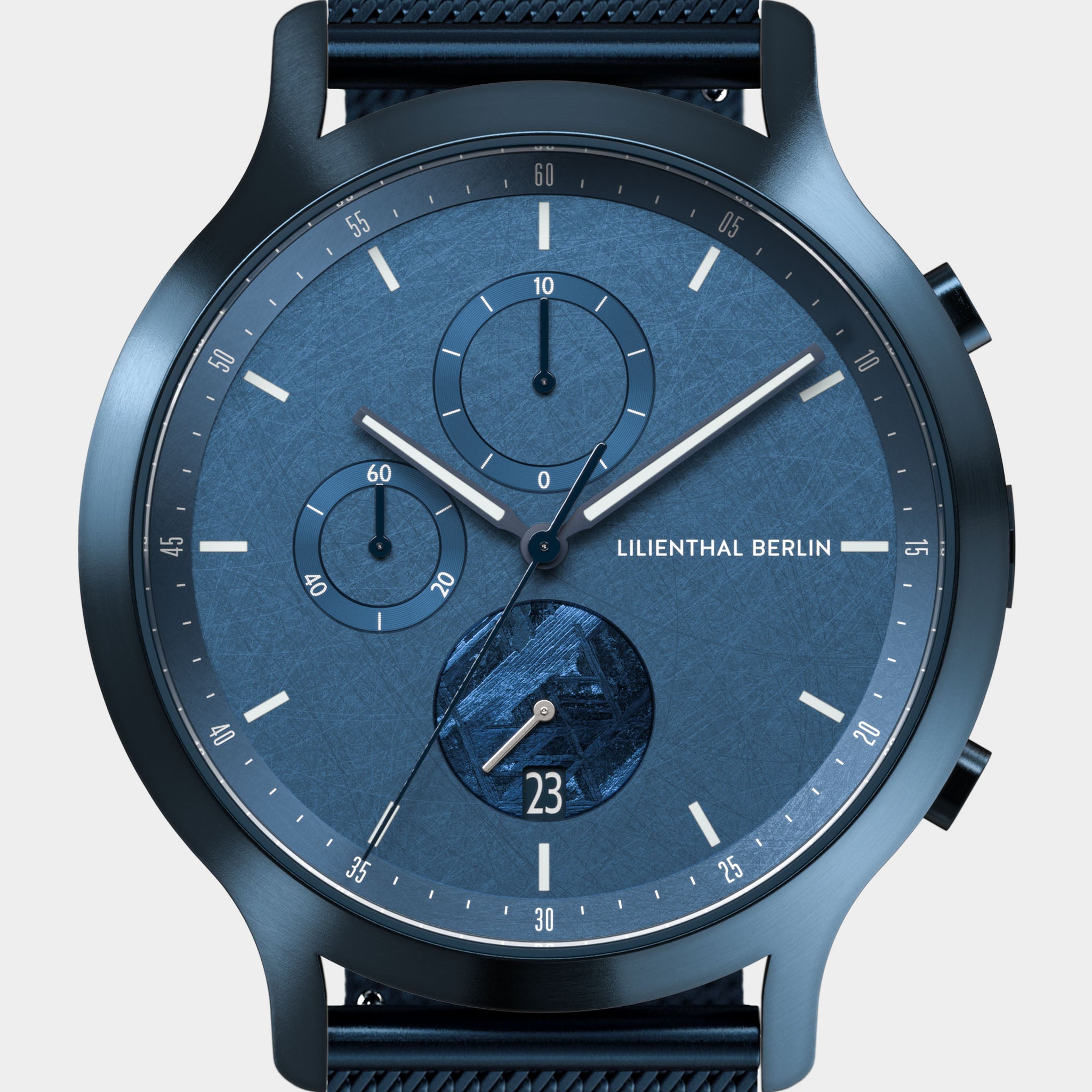 lilienthal-berlin-chronograph-meteorite-stellar-blue-armbanduhr image 6