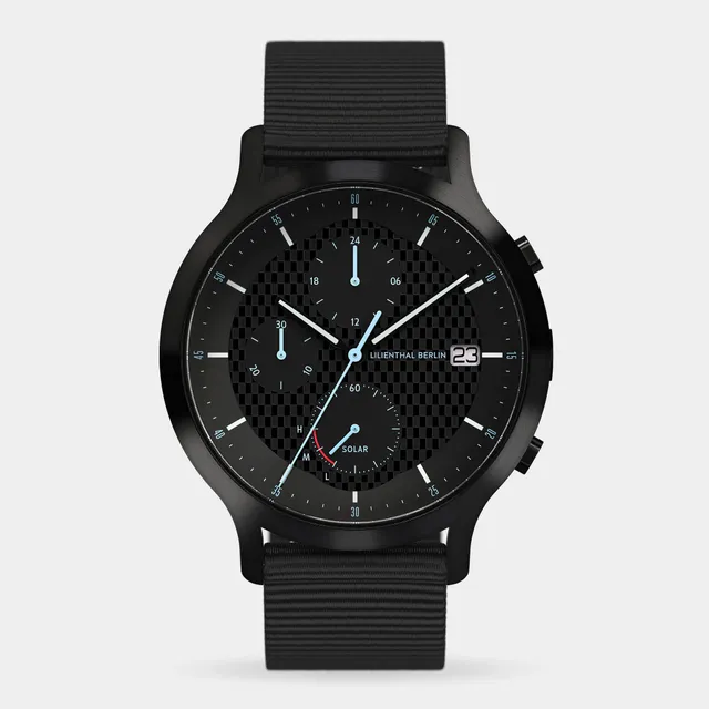 lilienthal-berlin-chronograph-solar-edition-i-herrenuhr-mit-wechselarmband image 1