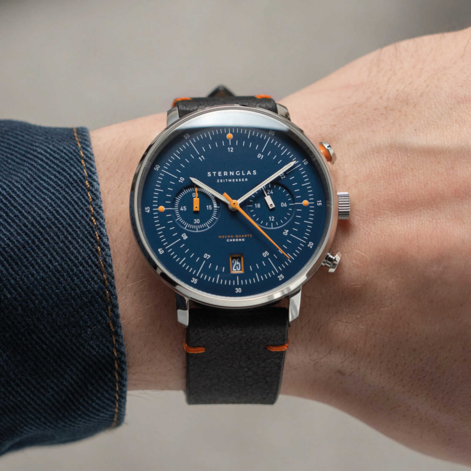 sternglas-hamburg-chrono-edition-k-ste-herrenuhr-blau-42-mm-leder image 3