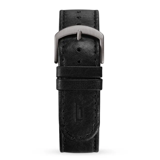 lilienthal-berlin-lederarmband-black-uhrenarmband image 1