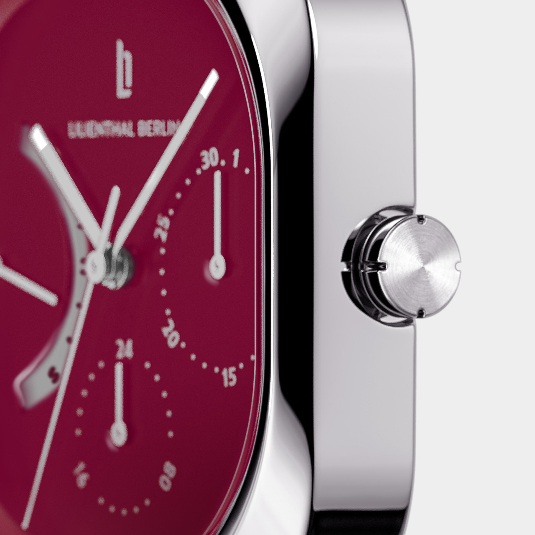 lilienthal-berlin-multimatica-uhr-silver-bordeaux image 5