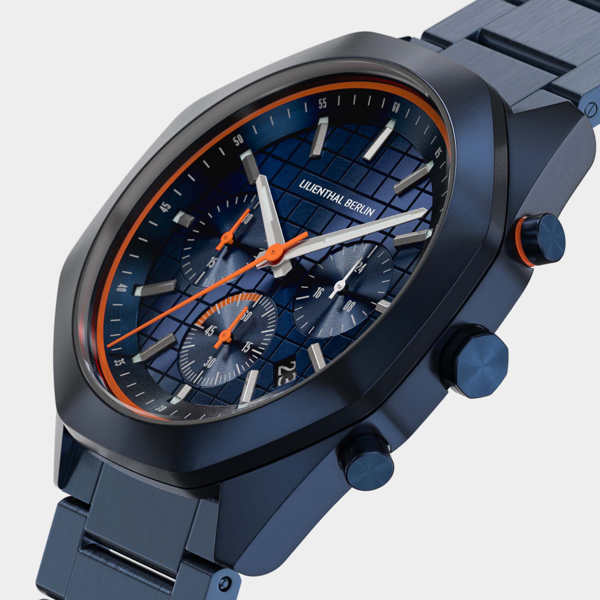 lilienthal-berlin-octachrono-chronograph-blue-orange image 2