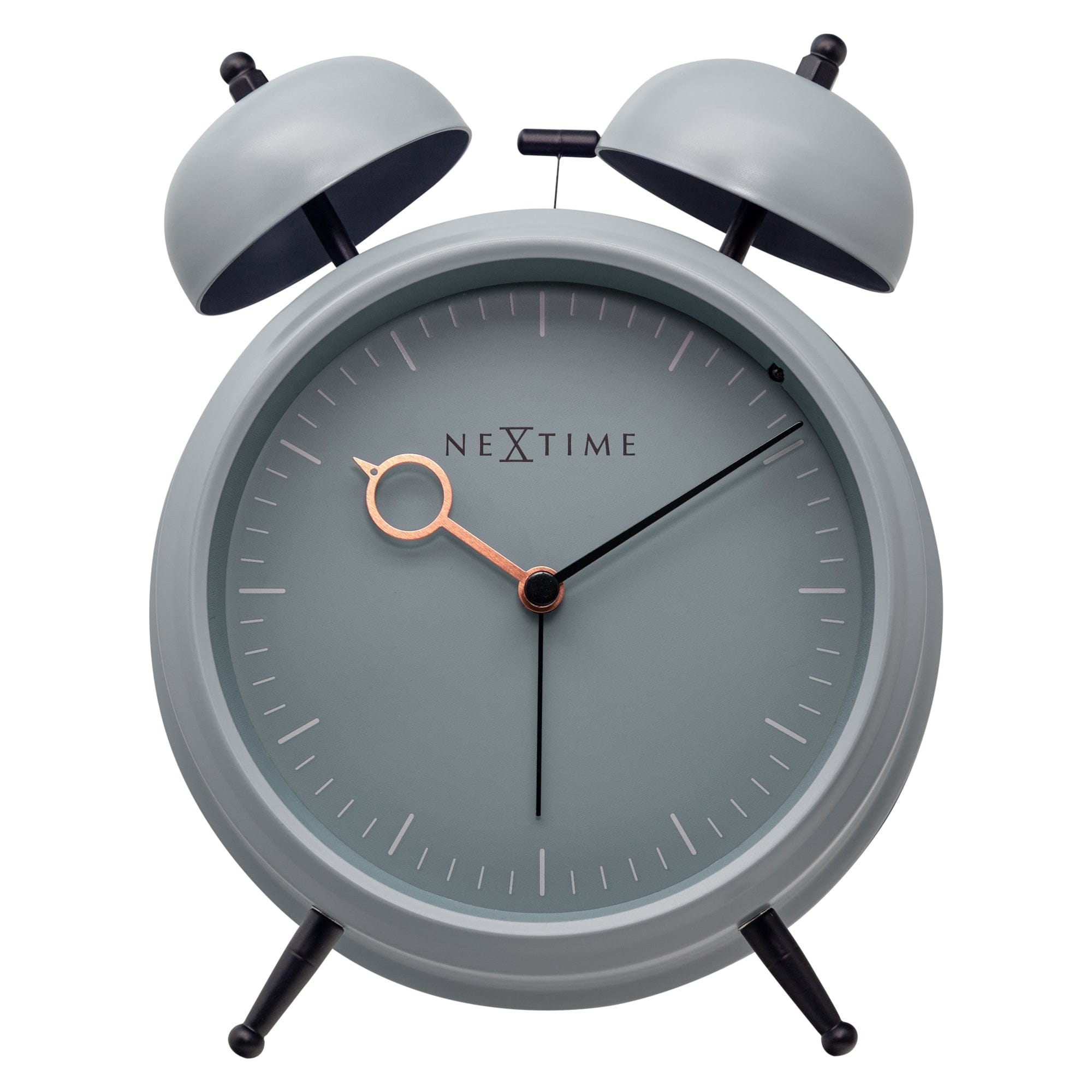nextime-golden-hour-tischuhr-wecker-analog-15x18x7-cm-lautlos-mit-licht image 1