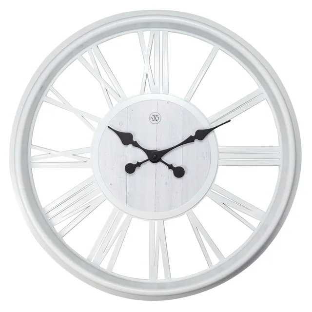 nxt-quebec-wanduhr-51-cm-kunststoff-wei-vintage-r-misch image 1
