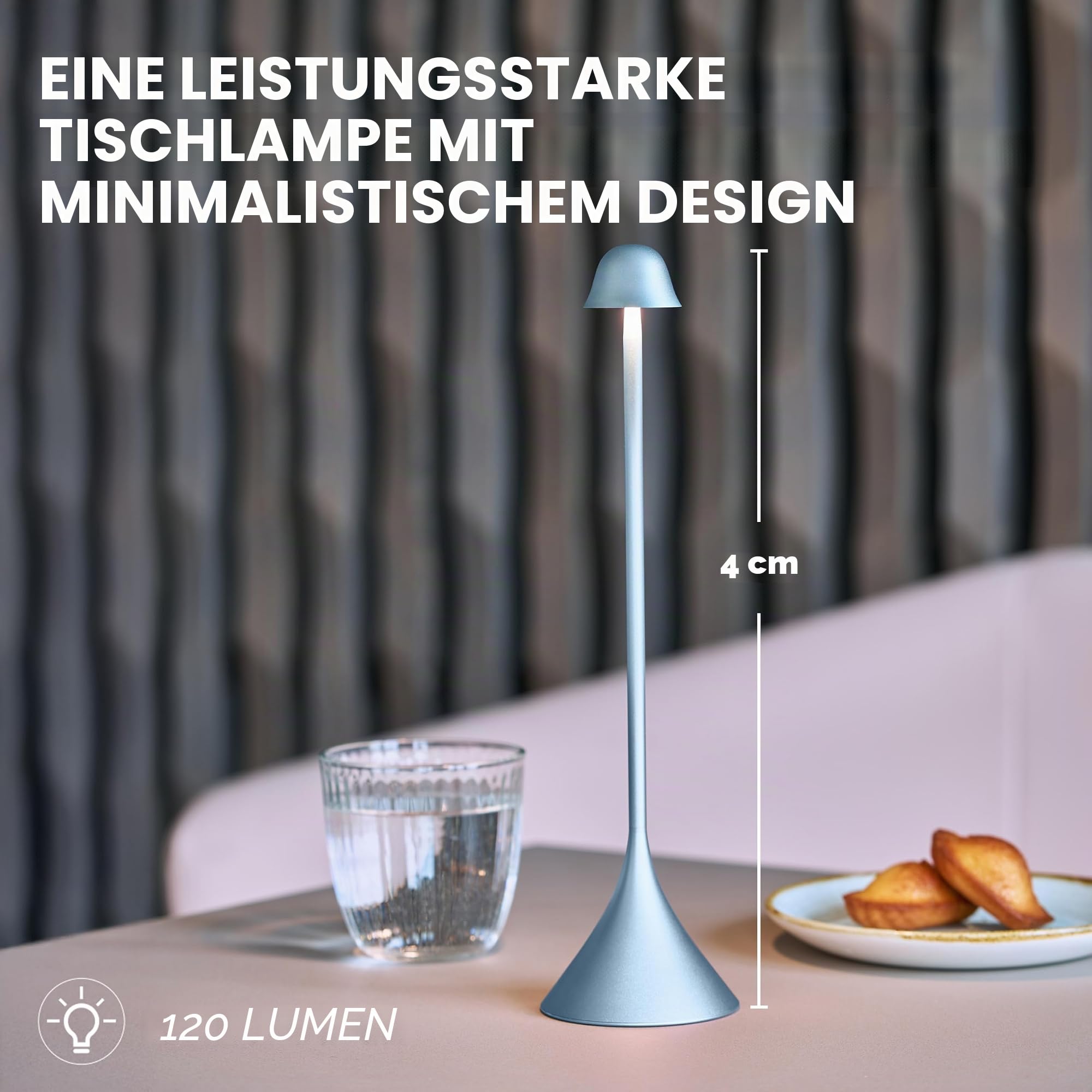 lexon-steli-bell-led-tischlampe-rosa-dimmbar-9-farben-ipx4 image 2